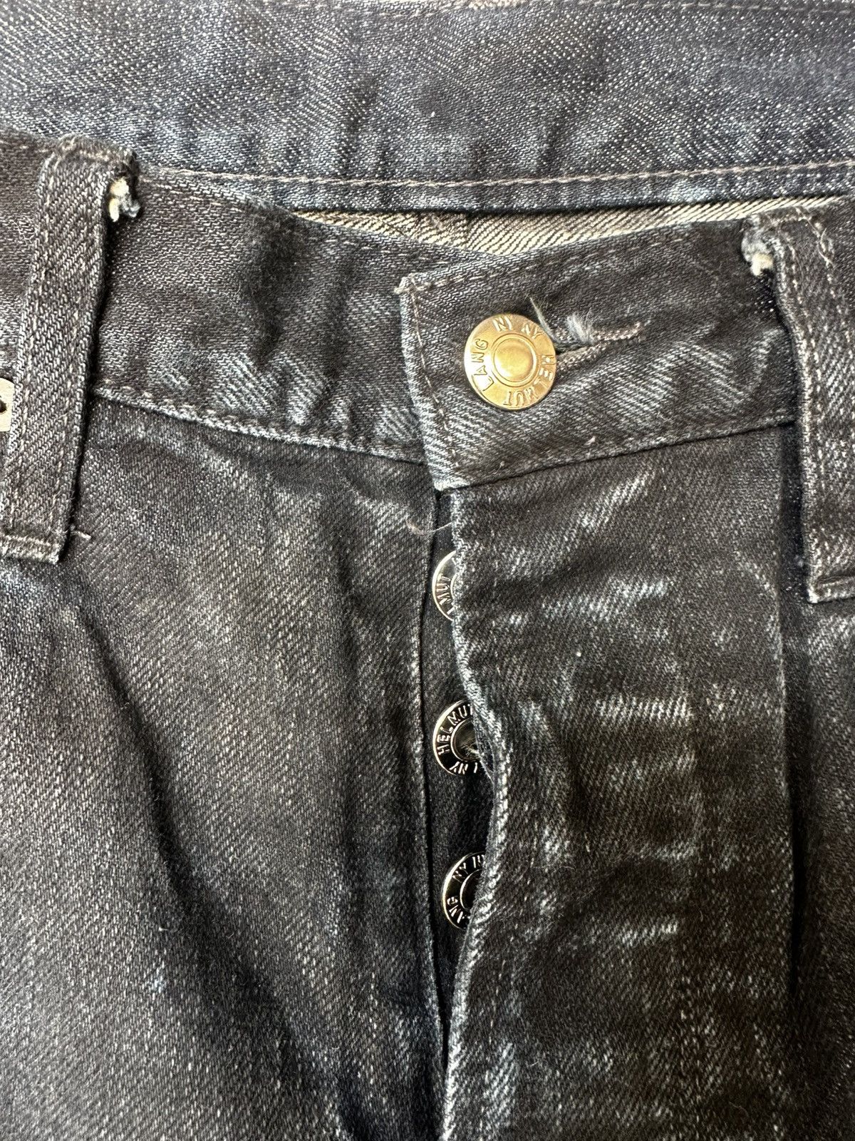 Helmut Lang Helmut Lang Archive Layer-Dye Waxed-Effect Skinny Denim Size US 29 - 4 Thumbnail