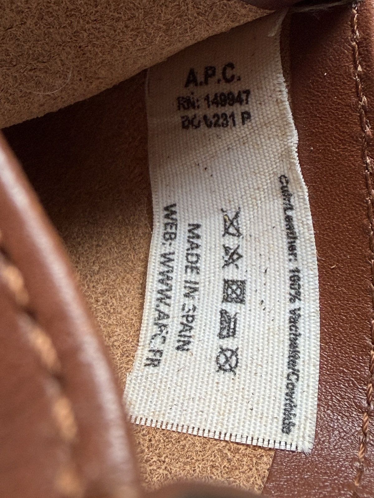 A.P.C. A.P.C brown leather card holder. Size ONE SIZE - 8 Thumbnail