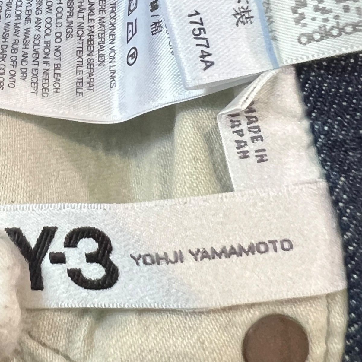Y-3 Y-3 3-Stripes Selvedge Denim Jeans Size US 29 - 12 Thumbnail