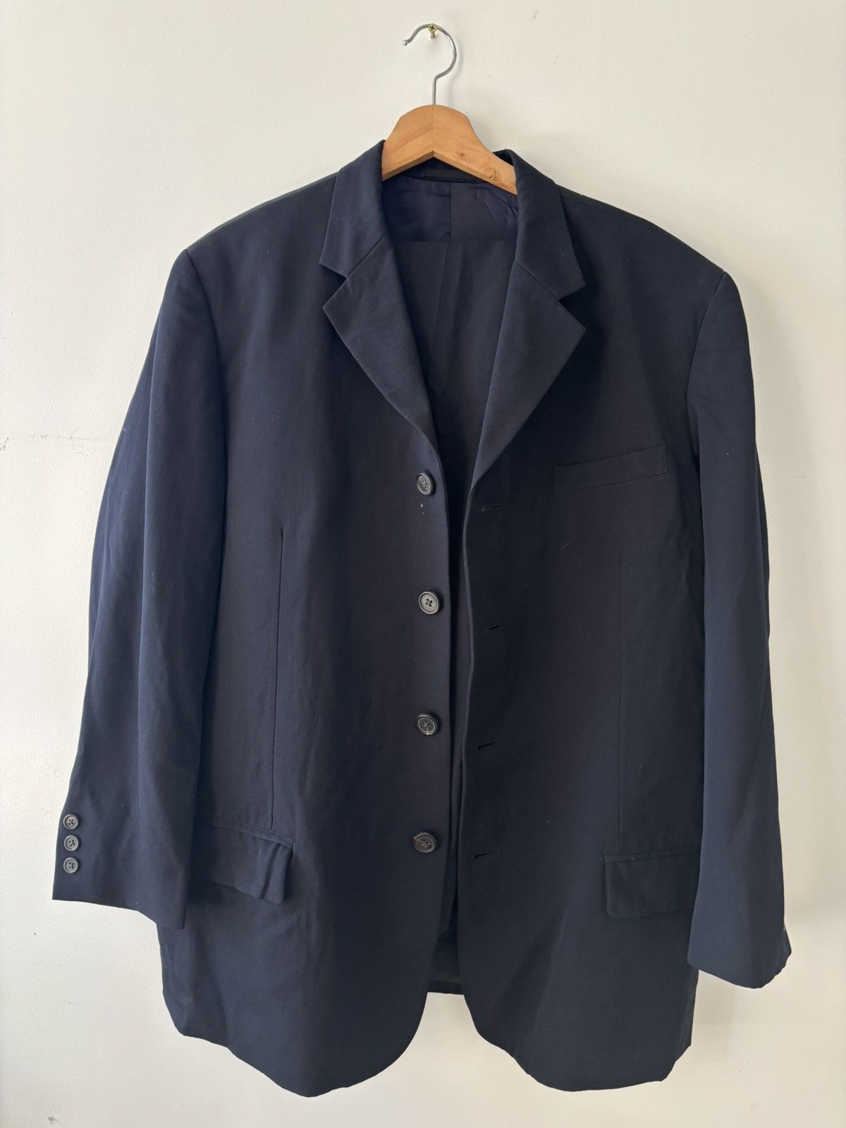 90s Yohji Y’s for men navy suit