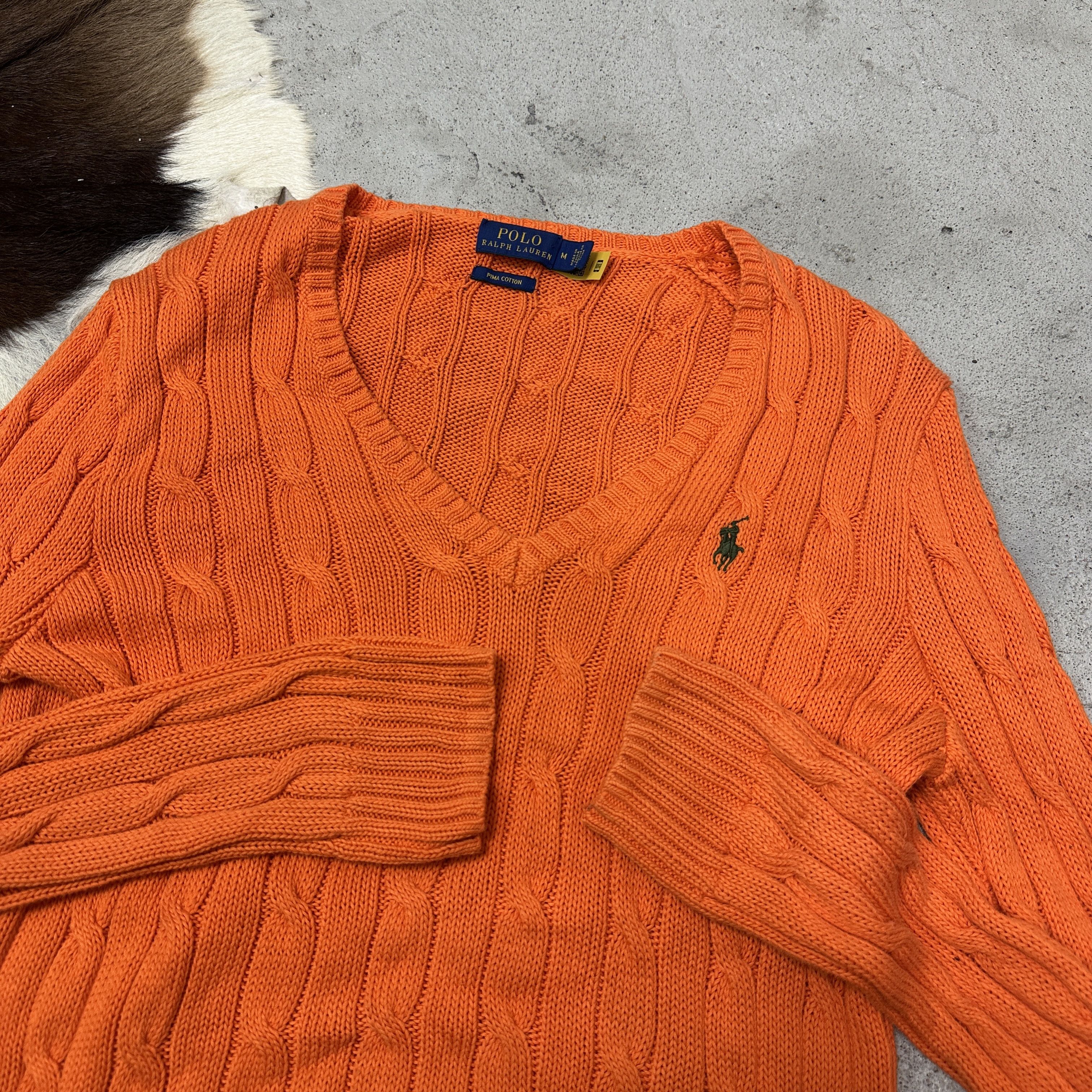 Polo Ralph Lauren Vintage Cable Knitted Polo Ralph Lauren Sweater 00s Size M / US 6-8 / IT 42-44 - 6 Thumbnail