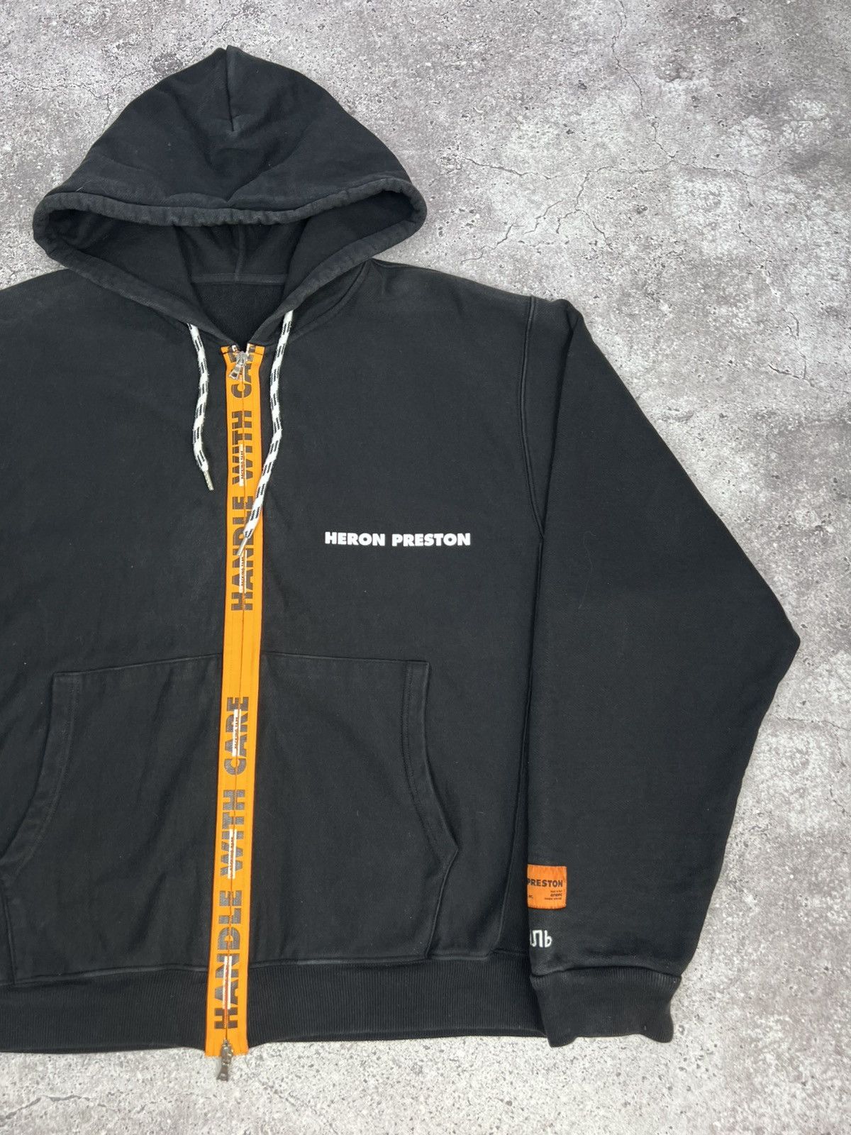 Heron Preston Heron Preston Handle With Care Zip Hoodie Size US L / EU 52-54 / 3 - 3 Thumbnail
