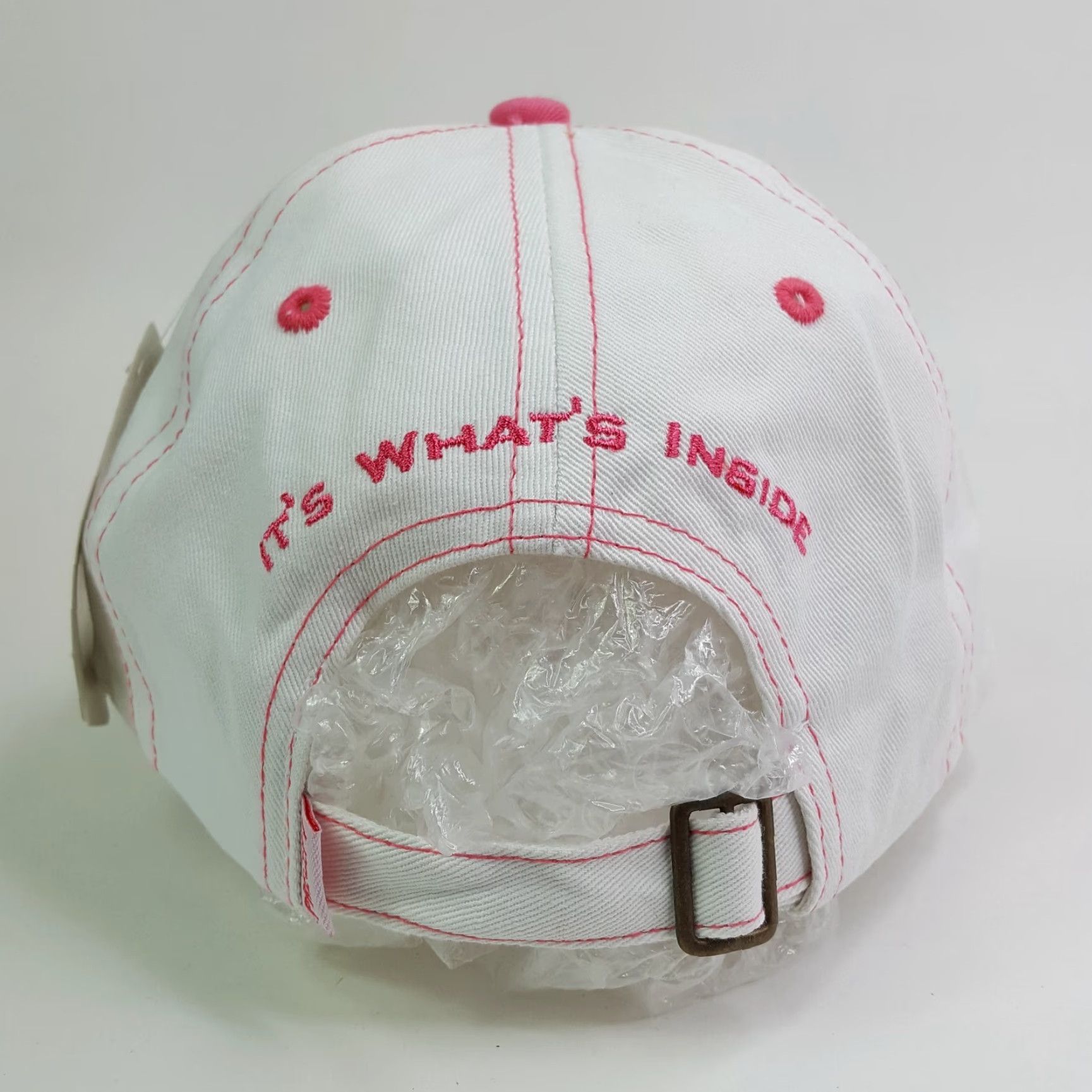 Pinko VINTAGE Precept Golf Women's Adjustable PGA Sports Hat Baseball Cap Pink White Size ONE SIZE - 7 Thumbnail