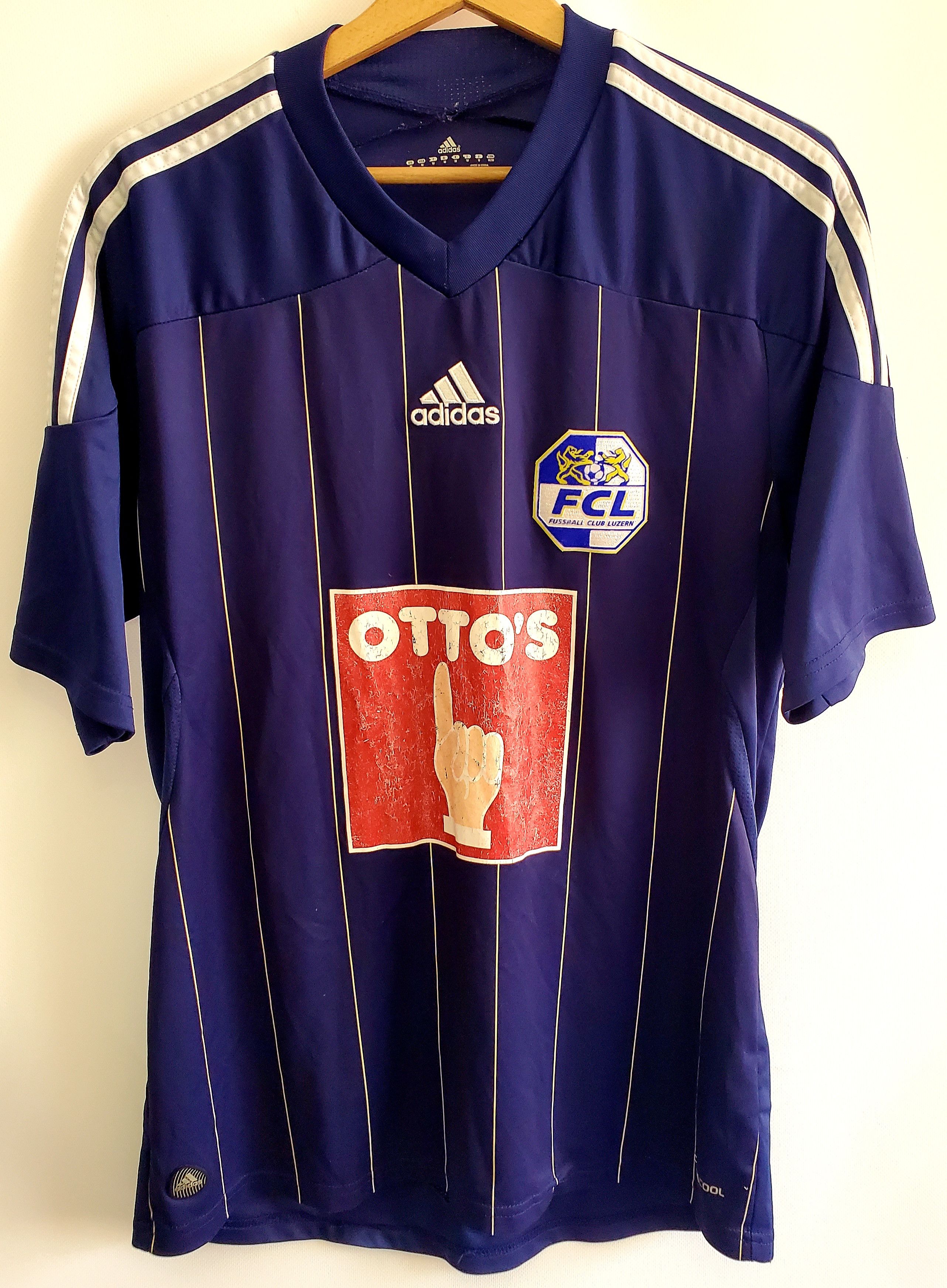 Adidas × Jeremy Scott FC Luzern 2012-13 Home adidas soccer jersey size M Size US M / EU 48-50 / 2 - 1 Thumbnail