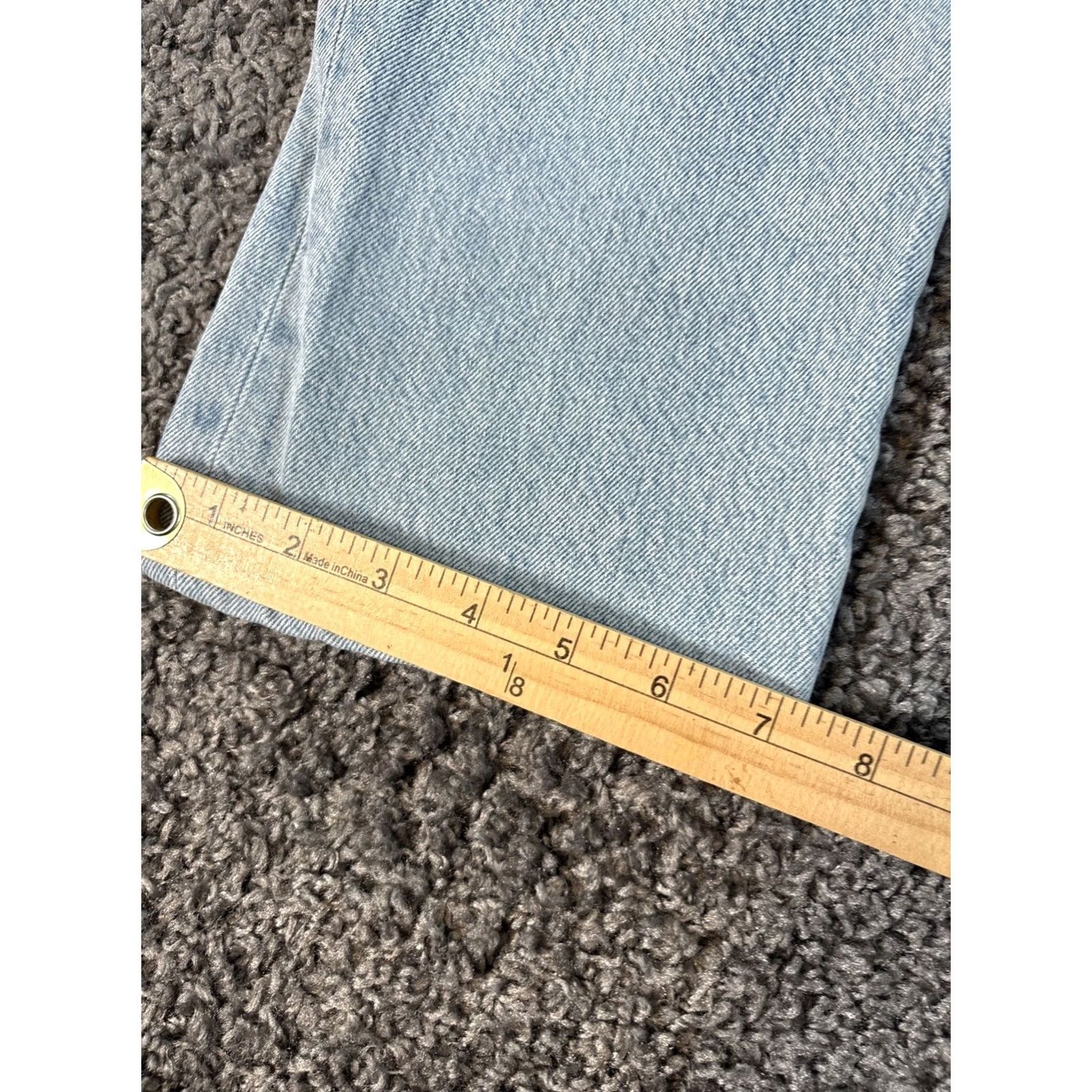 Agolde AGOLDE Jeans Women 27 Criss Cross Light Blue Denim 5-Pocket Straight Relaxed Vintage: No 90s City Bohemian Size 27" / US 4 / IT 40 - 3 Thumbnail