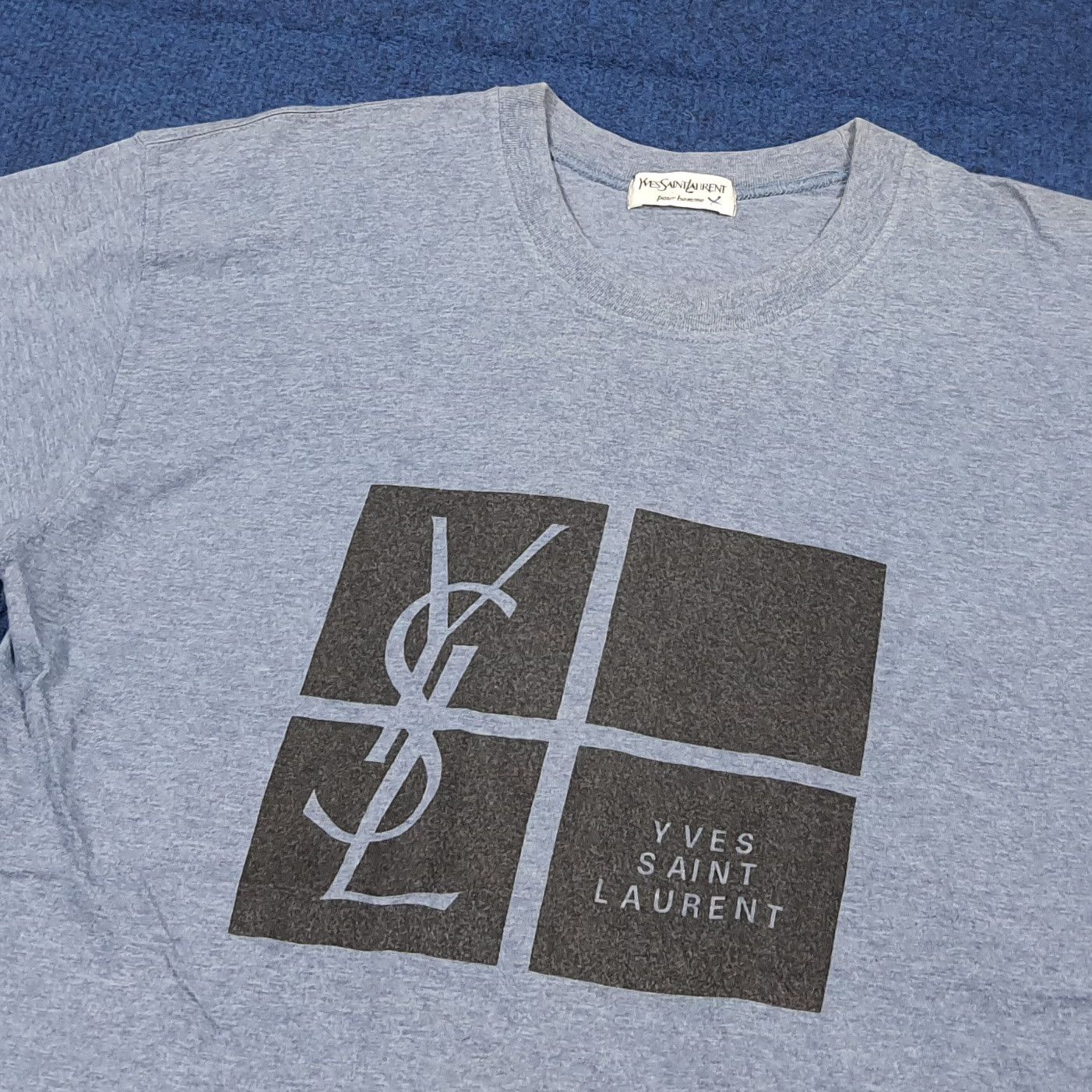 Yves Saint Laurent Vintage Yves Saint Laurent YSL Tshirt C294N15 Size US S / EU 44-46 / 1 - 2 Thumbnail