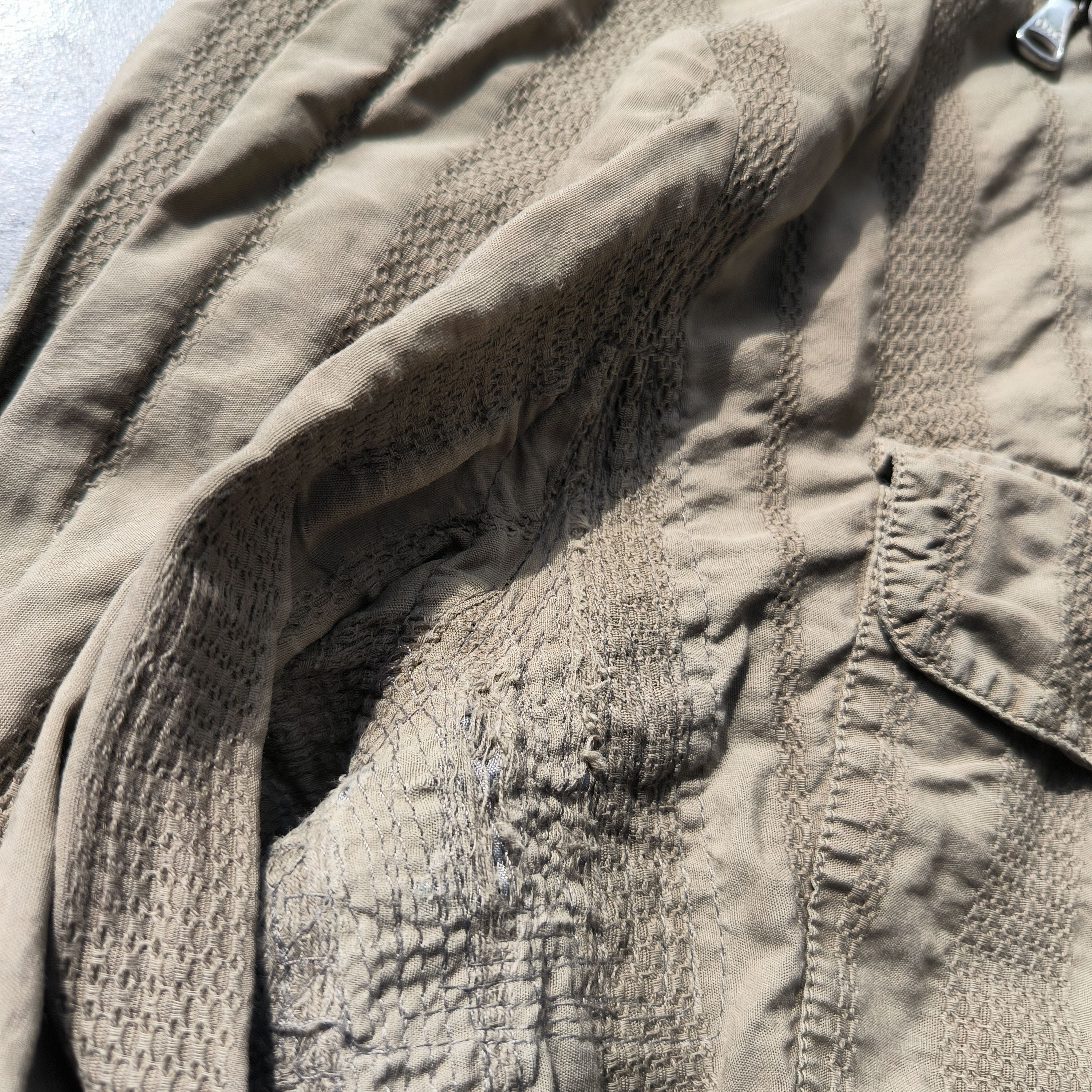 Dolce & Gabbana Vintage 2000s Dolce Gabbana Zip Collar Shirts Size US L / EU 52-54 / 3 - 4 Thumbnail
