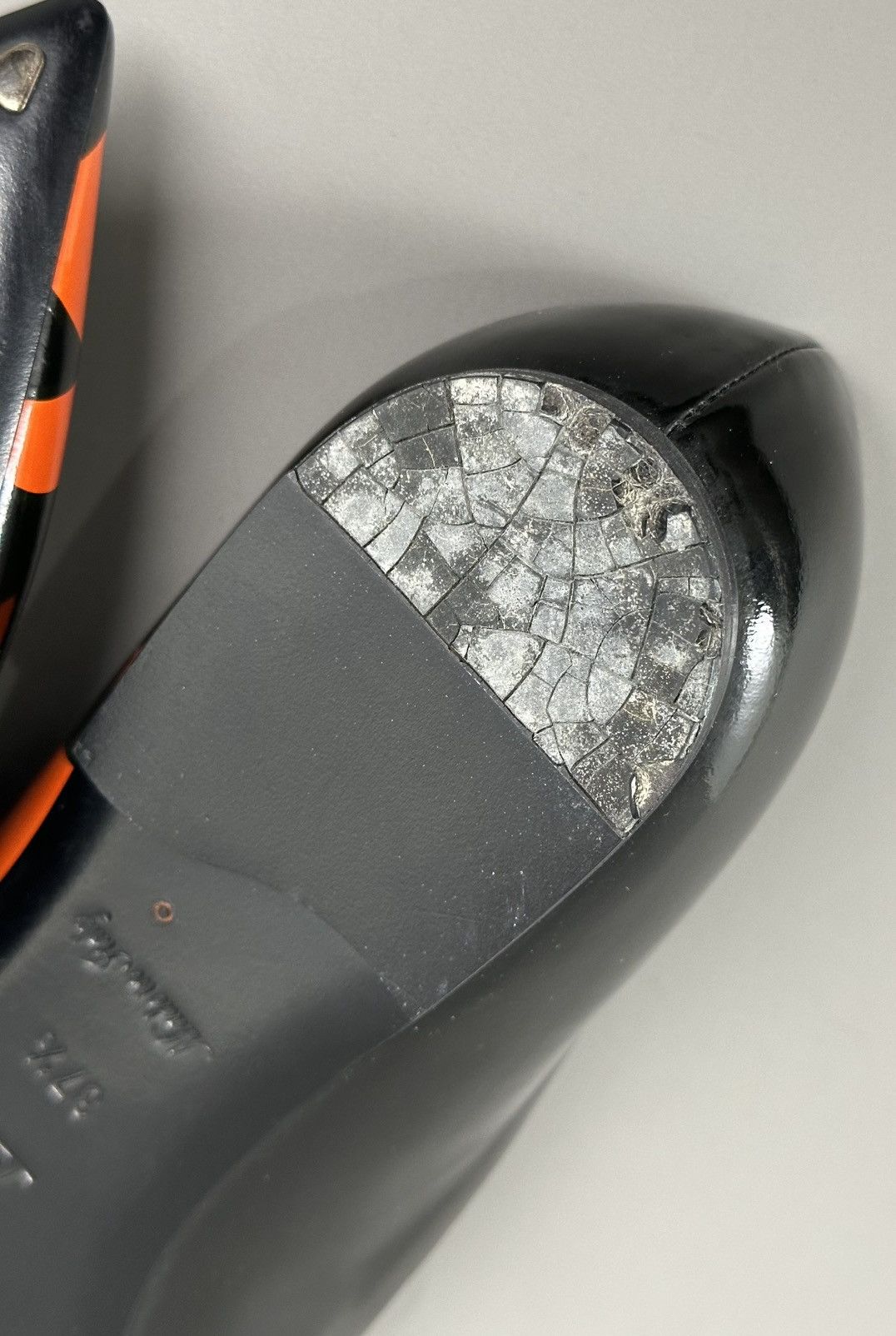 Louis Vuitton × Stephen Sprouse Louis Vuitton - Stephen Sprouse - Graffiti Patent Leather Size US 7.5 / IT 37.5 - 11 Thumbnail
