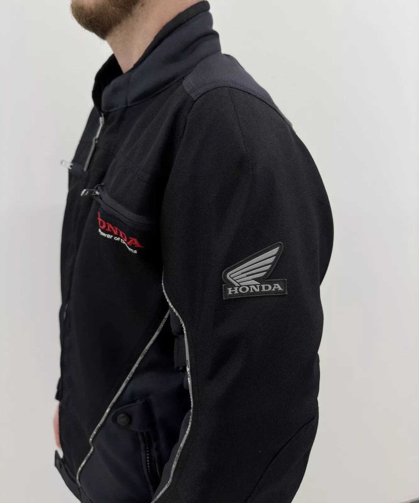 Honda × Vintage Vintage HONDA MENS MOTO RACING JACKET Motorcycle Size US S / EU 44-46 / 1 - 5 Thumbnail