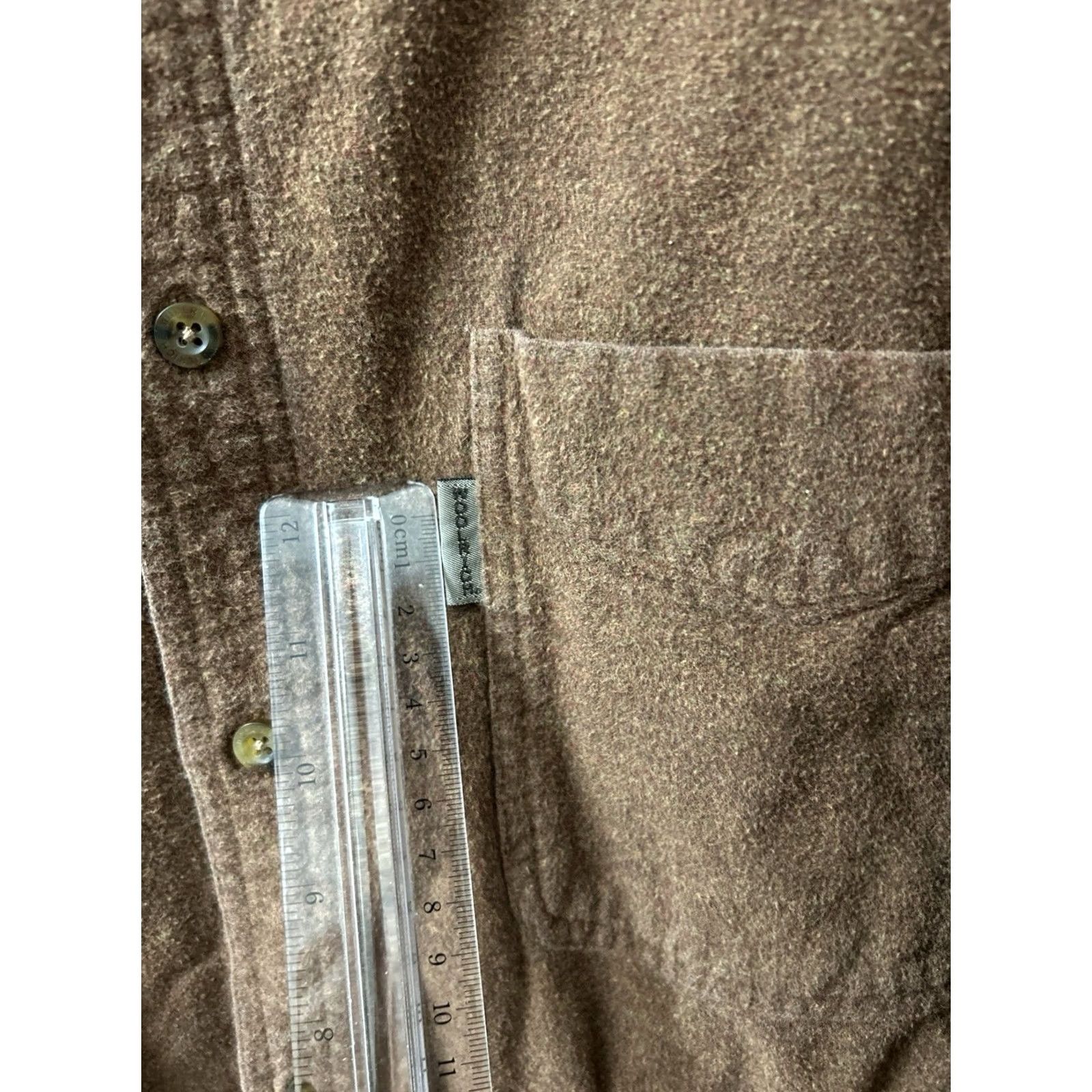 Vintage VINTAGE Woolrich Chamois Shirt Mens L Tall Rust Heather Button Down Long Sleeve Size US L / EU 52-54 / 3 - 5 Thumbnail