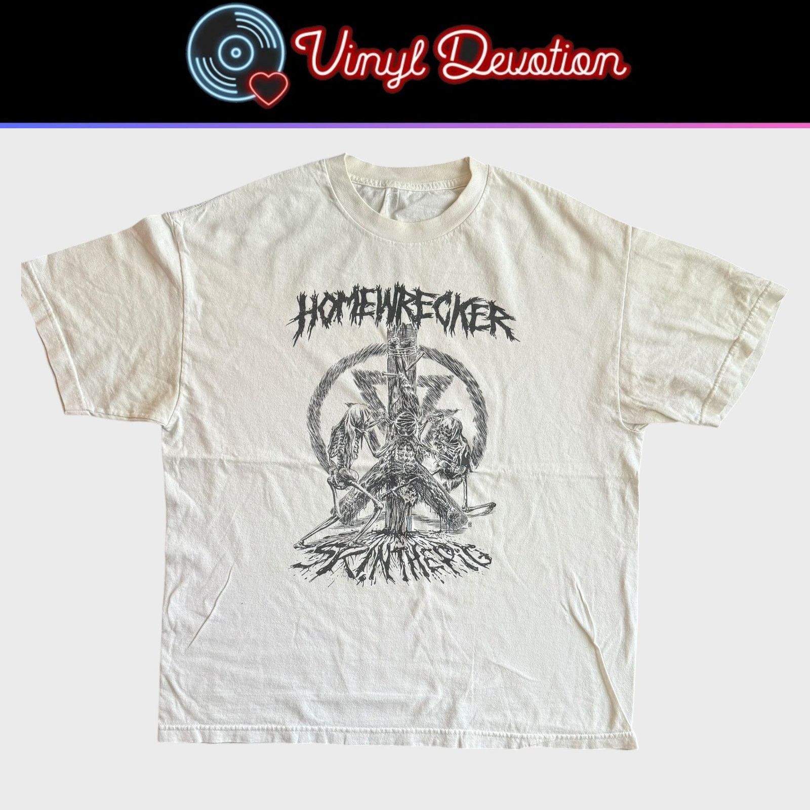 Band Tees Homewrecker Band - Circle Of Death White Shirt Size XXL Size US M / EU 48-50 / 2 - 1 Thumbnail