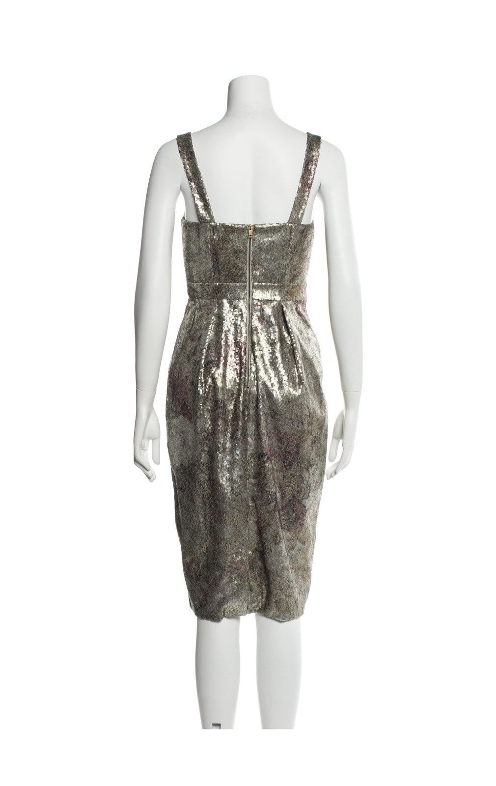 Burberry Prorsum Burberry Prorsum Sequin Midi Dress Size XS / US 0-2 / IT 36-38 - 3 Thumbnail