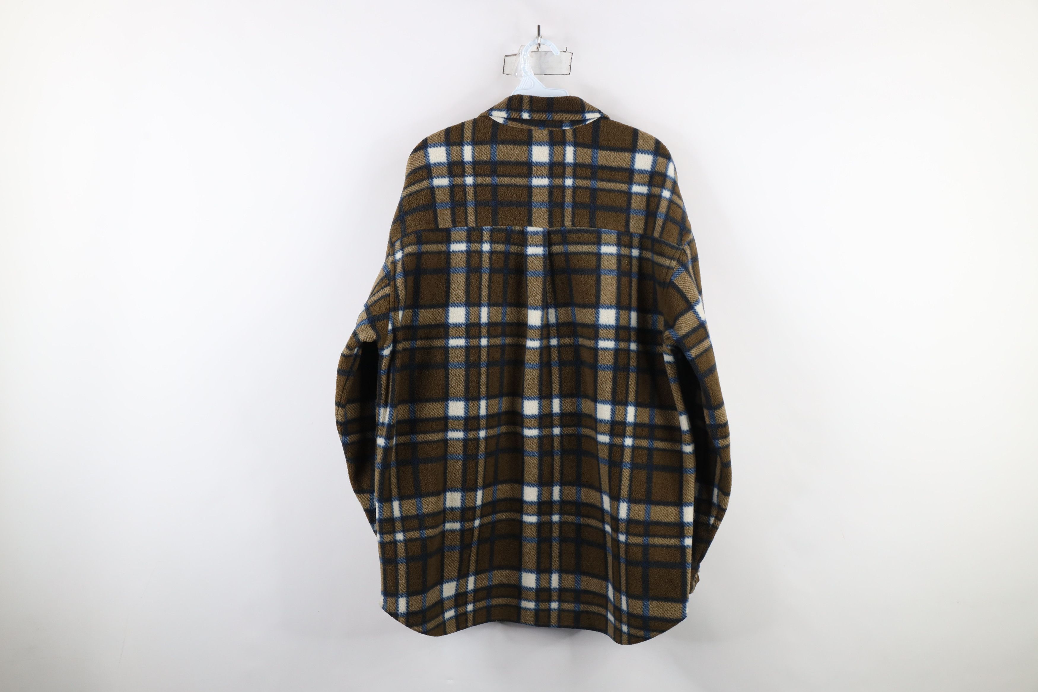 Vintage Vintage 90s Streetwear Collared Button Shirt Jacket Jac Size US M / EU 48-50 / 2 - 11 Thumbnail