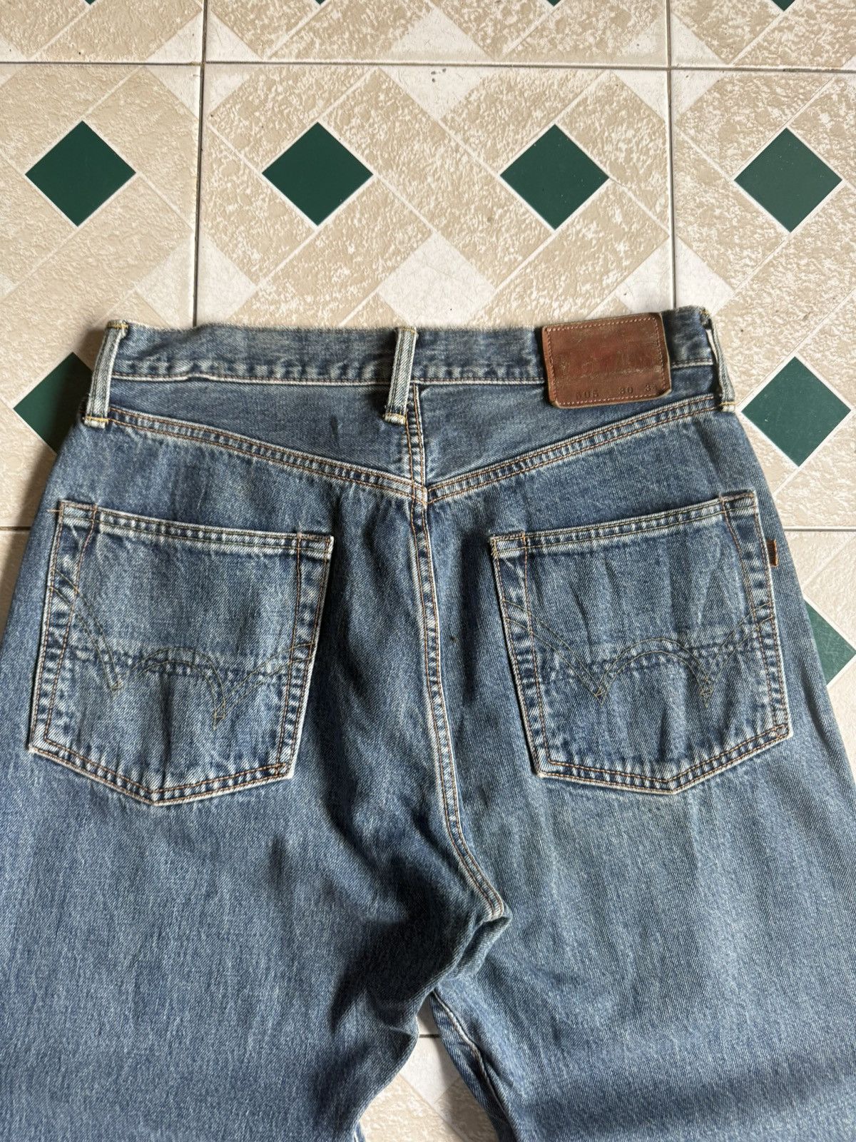Edwin 90’s EDWIN 505 RARE POCKET LOGO JAPANESE RETRO VINTAGE PANTS Size US 32 / EU 48 - 6 Thumbnail