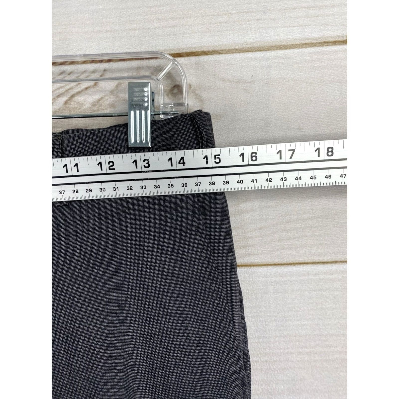 Vintage TWINHILL Pants 30x32 Charcoal Gray Flat Front Wool Blend Dress Work Casual Mens Pants Size US 32 / EU 48 - 4 Thumbnail