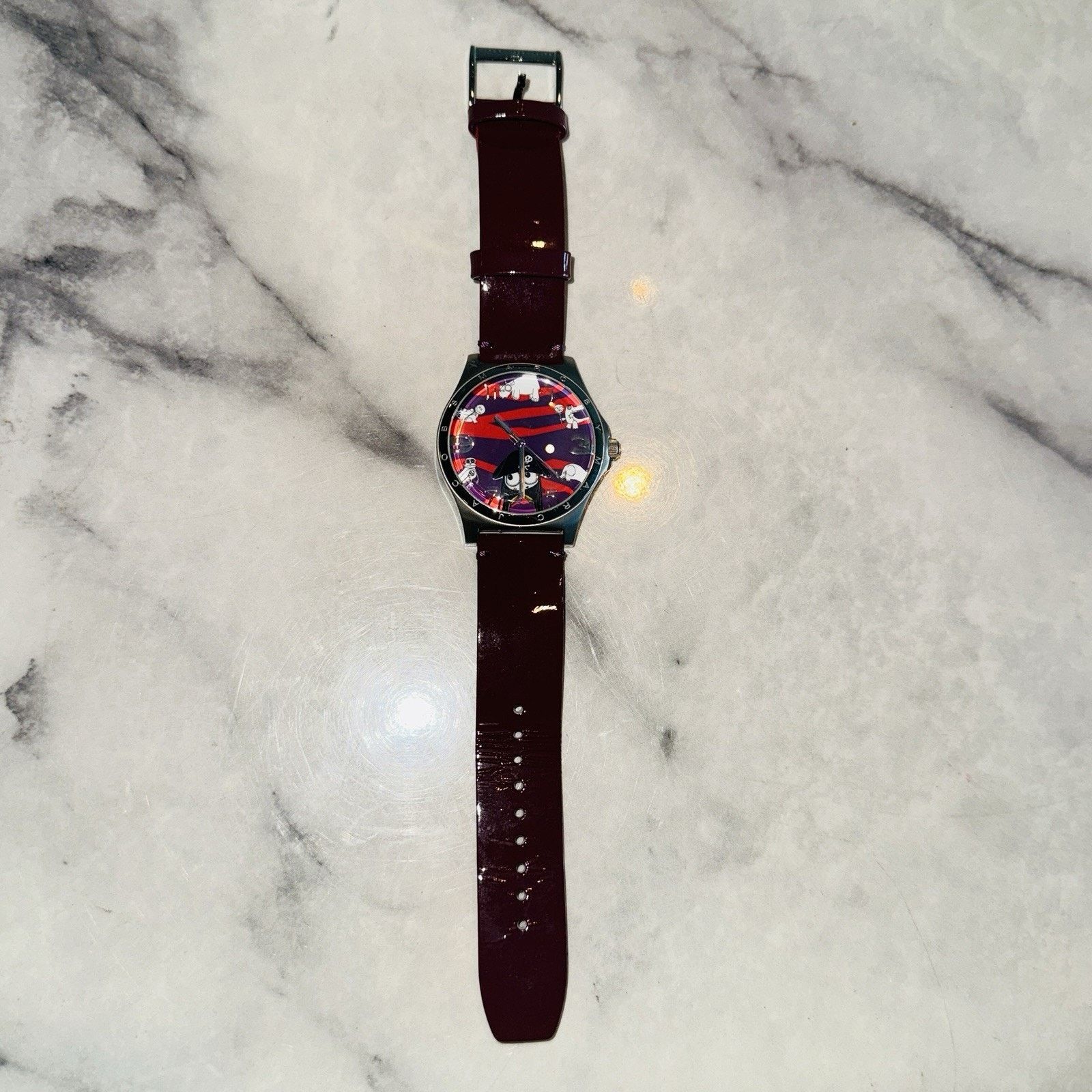 Vintage Y2K MARC BY MARC JACOBS Miss Marc Pirate Watch Red display picture 1