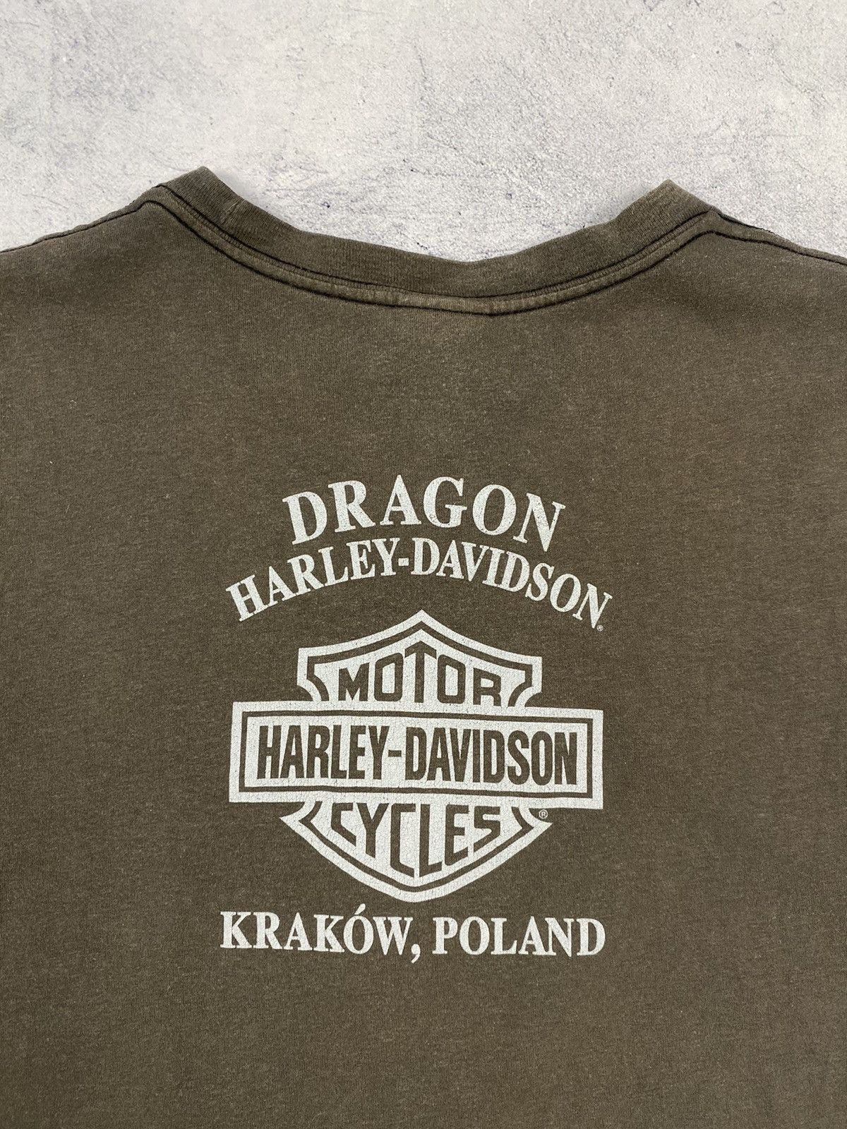 Harley Davidson Harley Davidson Dragon Krakow Poland Motorcycle T Shirt Size US L / EU 52-54 / 3 - 17 Thumbnail