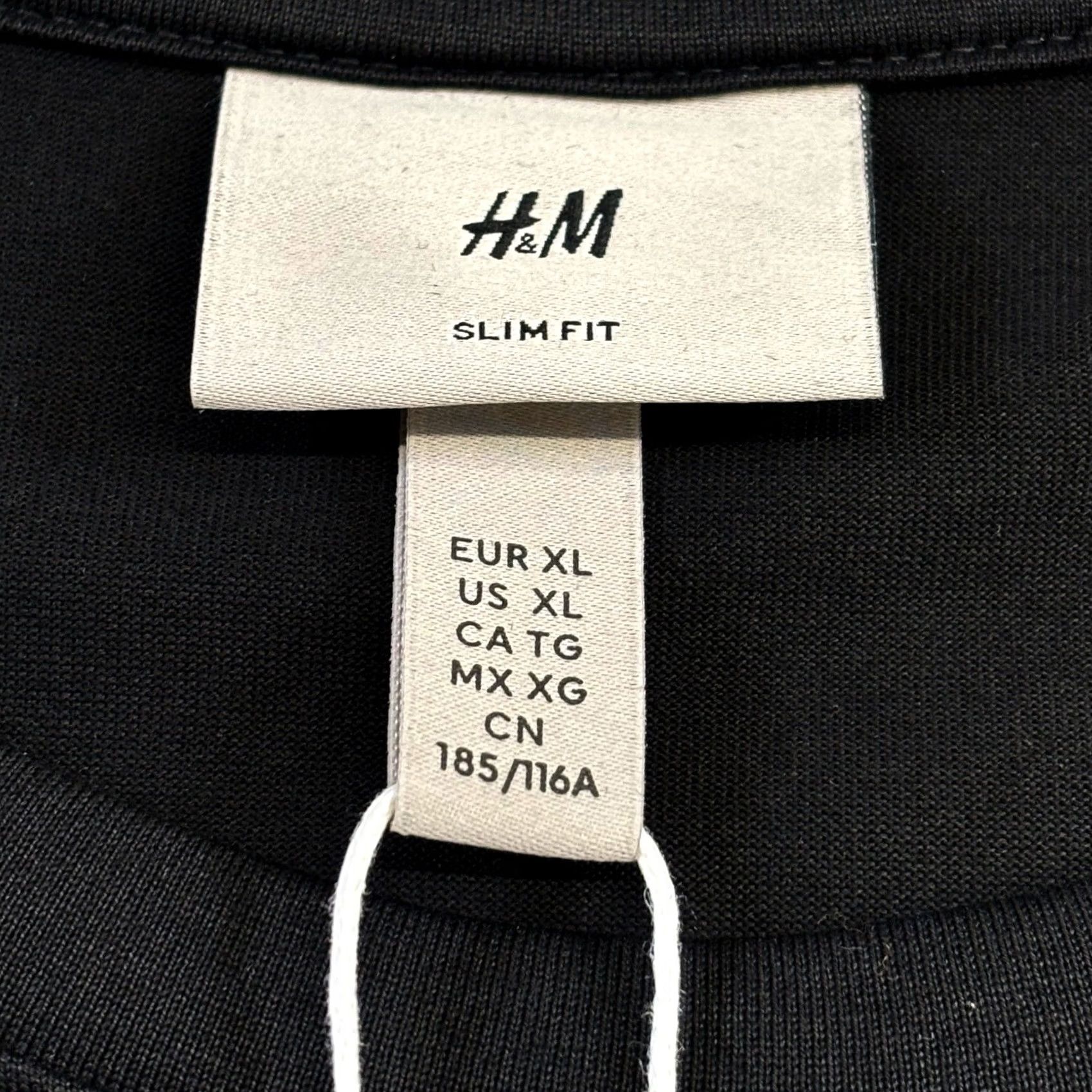 H&M H&M Slim Fit T Shirt XL Mens Black New With Tags Premium Cotton Summer BNWT Size US XL / EU 56 / 4 - 3 Thumbnail