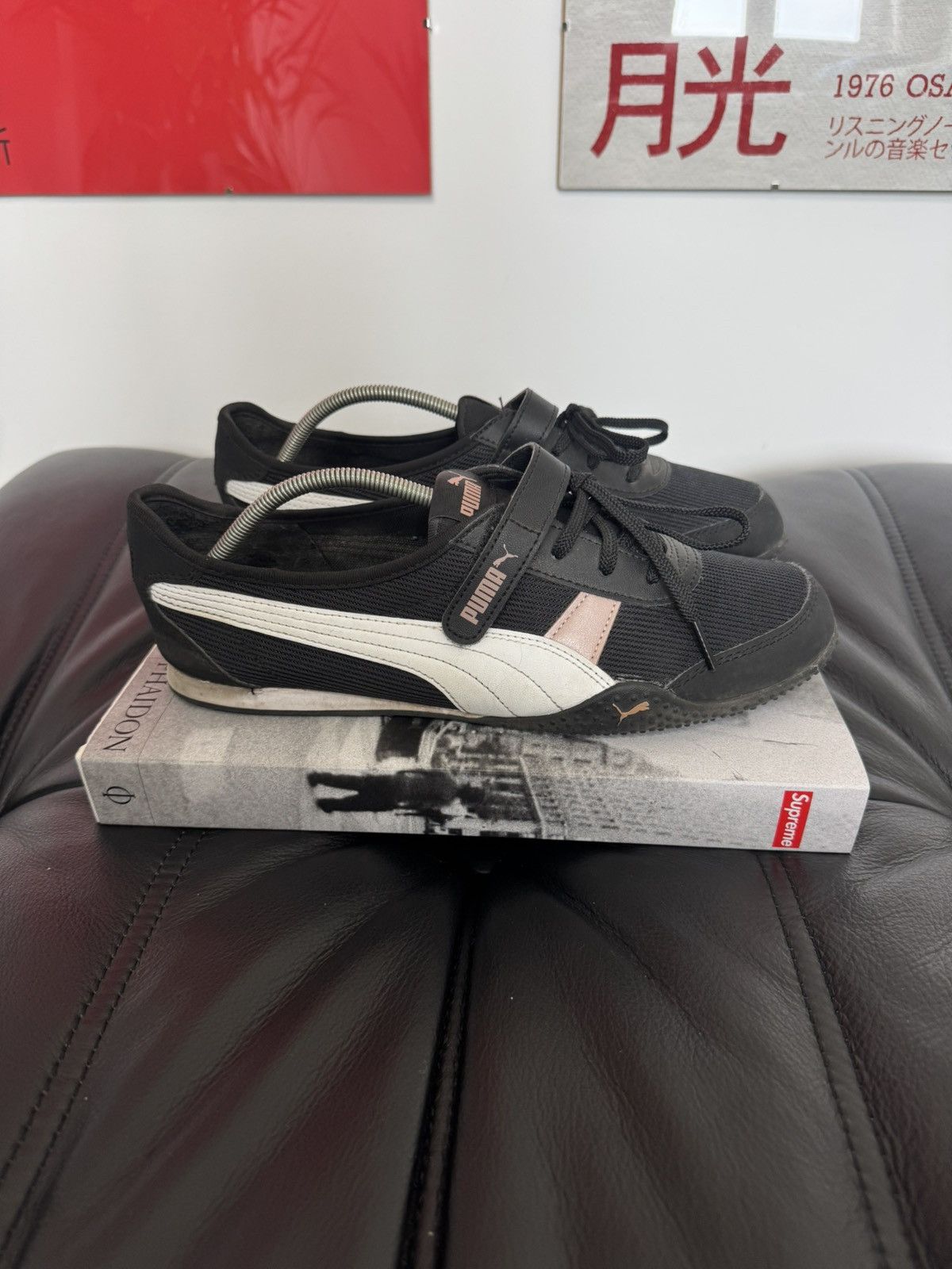 Puma Puma Speed Cat Hype Low Shoes Black Light Pink Vintage Y2k Size US 10.5 / IT 40.5 - 4 Thumbnail