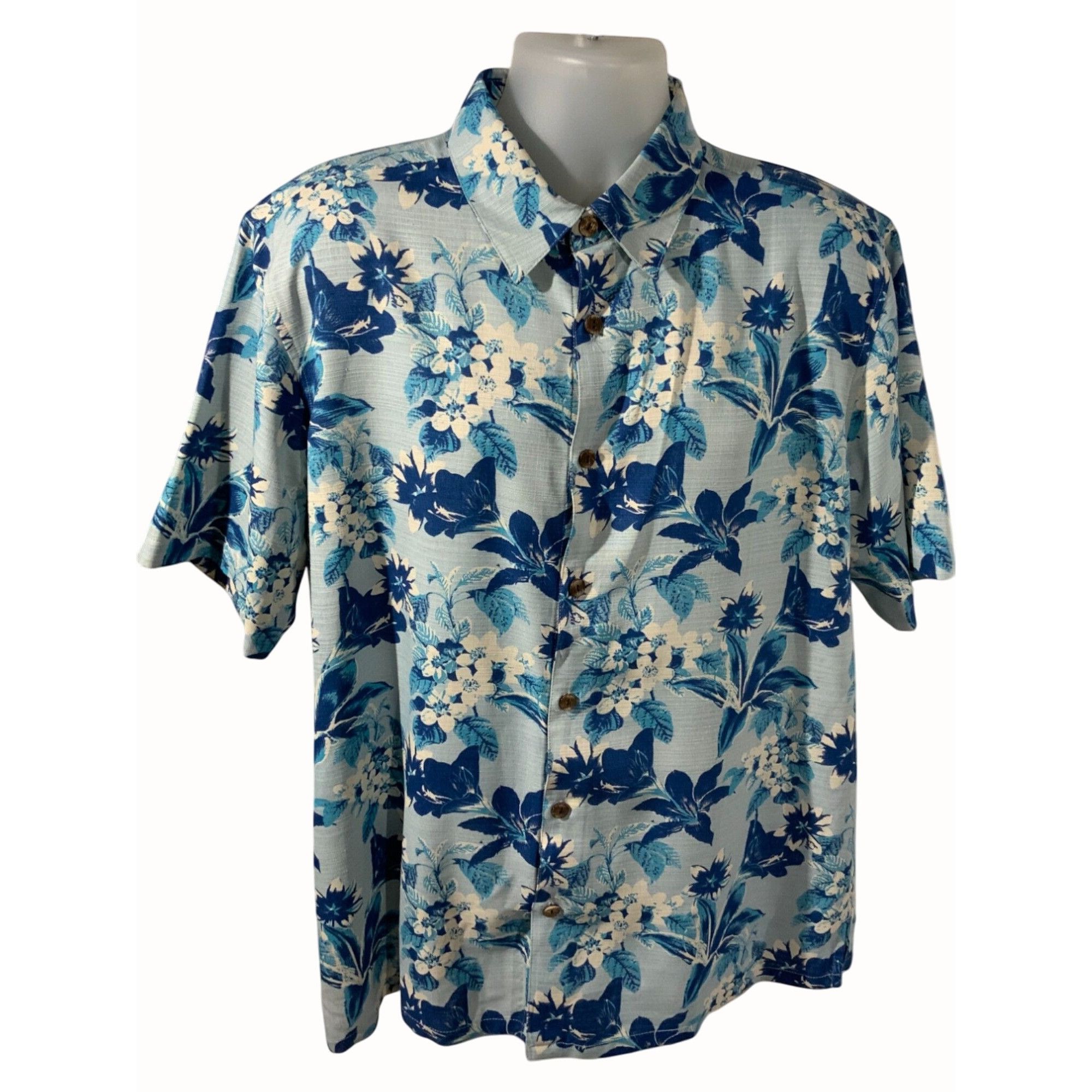 Other Island Republic Vintage Collection XL Silk Hawaiian Shirt Size US XL / EU 56 / 4 - 1 Thumbnail