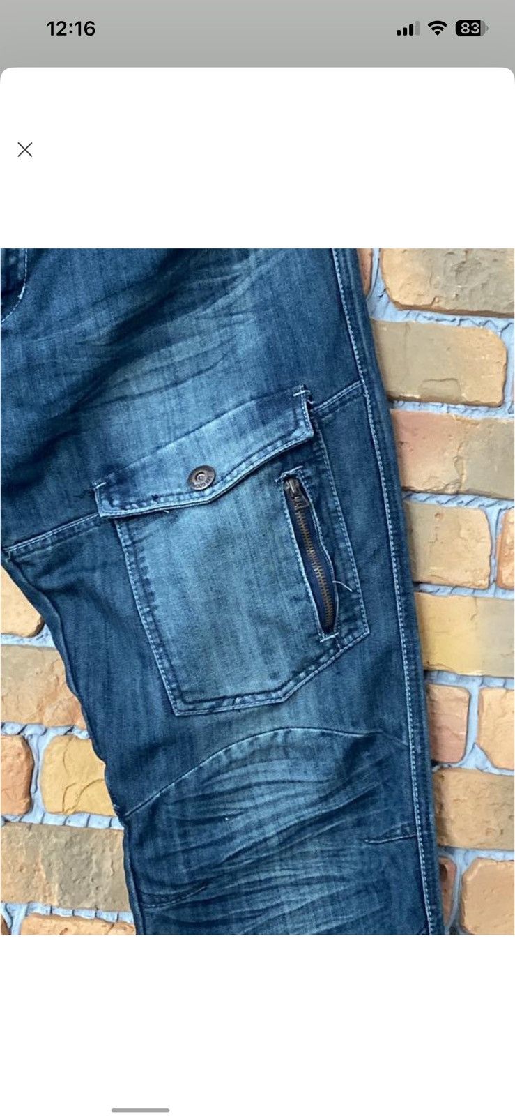 Lee Vintage Lee Cooper Cargo Denim Jeans Size US 36 / EU 52 - 2 Thumbnail