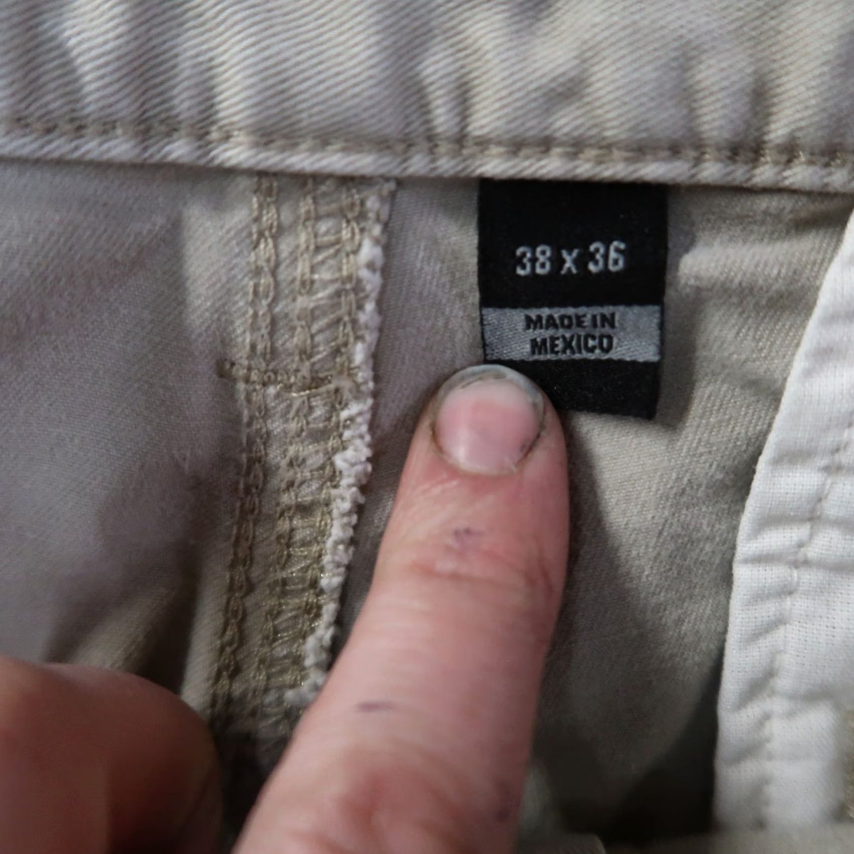 Carhartt VINTAGE Carhartt Pants Mens 38 Beige Relaxed Twill pocket Men 38x36 workwear Size US 38 / EU 54 - 3 Thumbnail