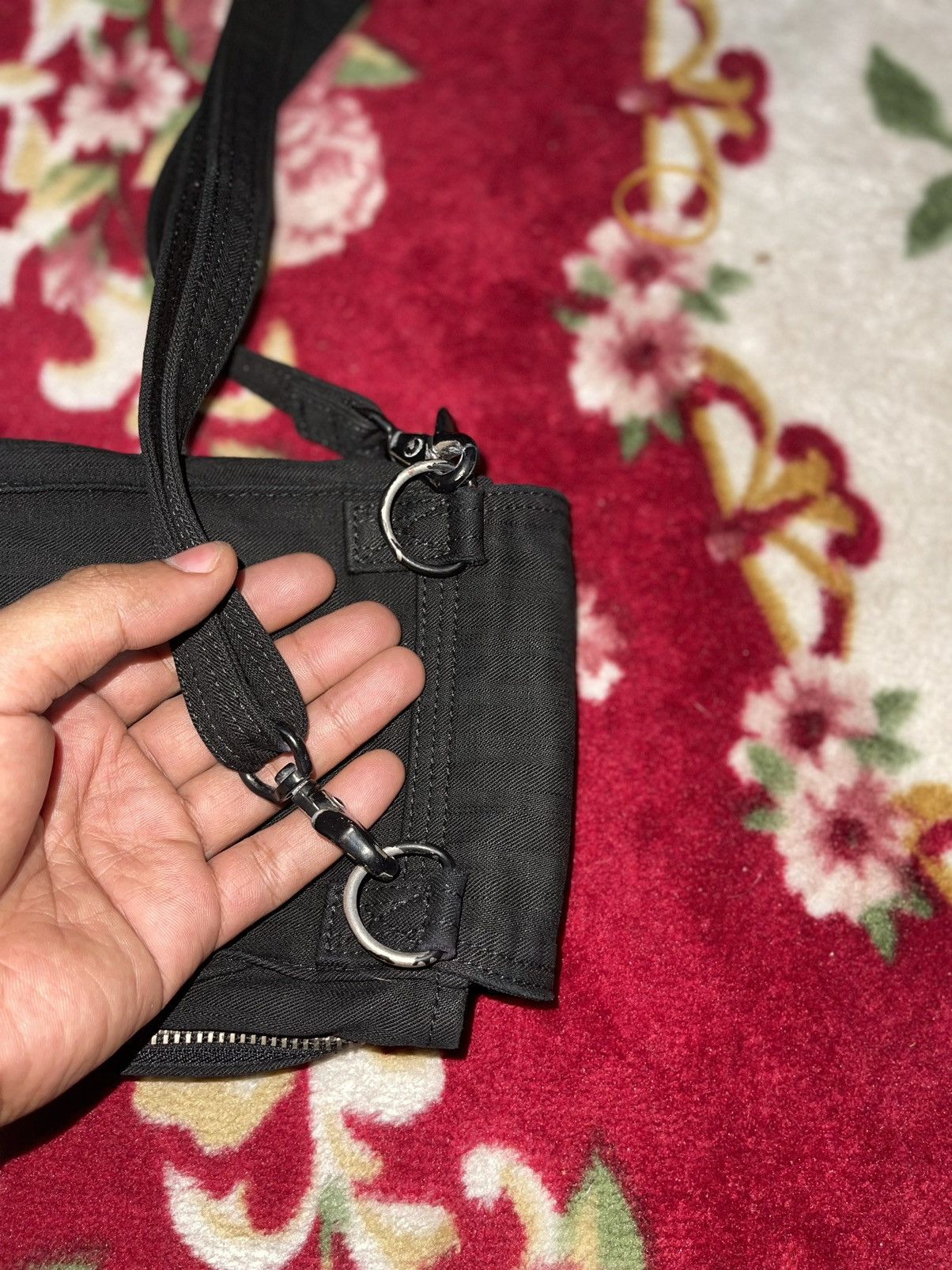 Japanese Brand × Porter Porter Shoulder Bag Indigo Black Denim Size ONE SIZE - 11 Thumbnail
