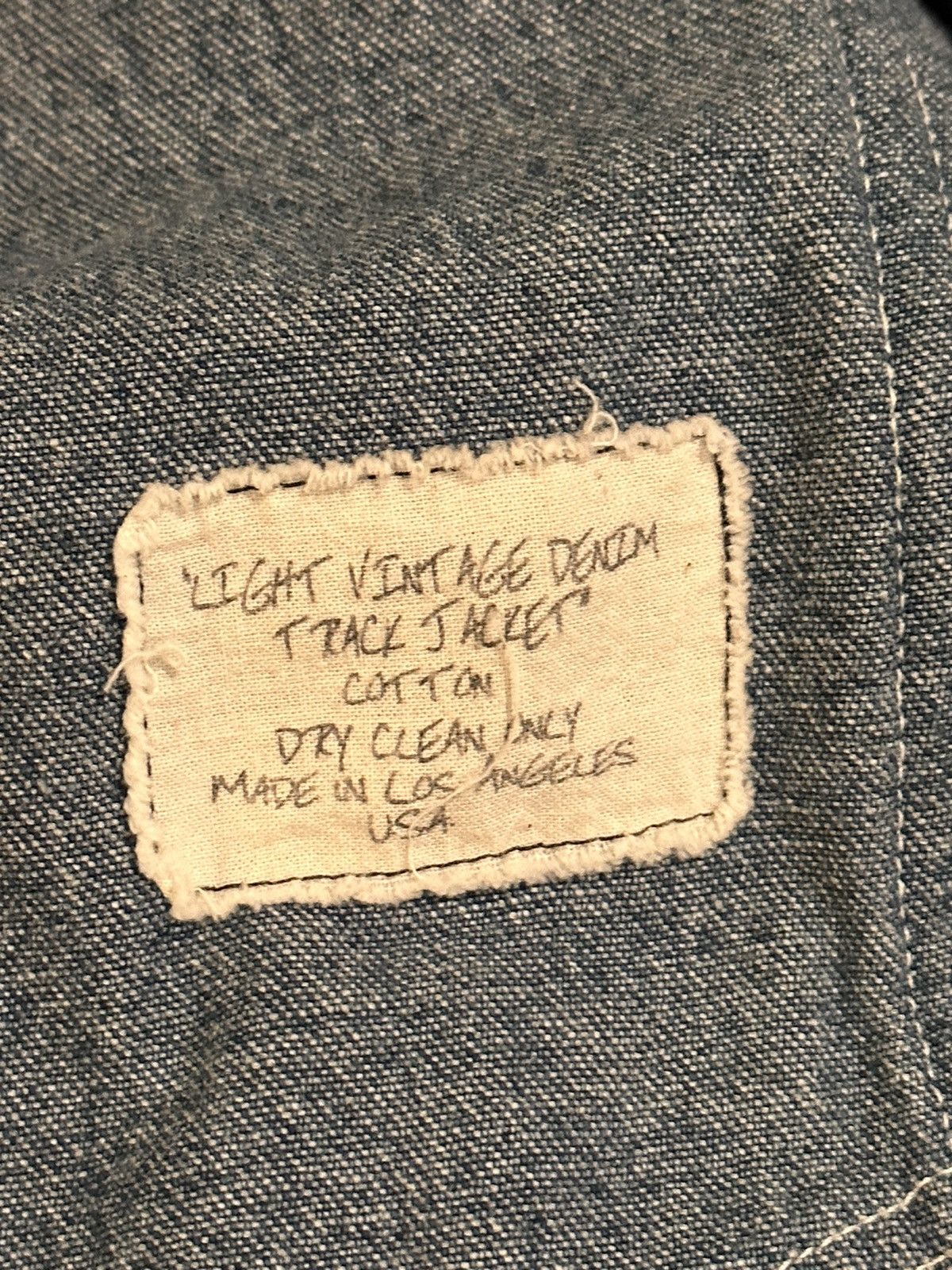 Greg Lauren Light Vintage Denim Track Jacket Size US XL / EU 56 / 4 - 3 Thumbnail