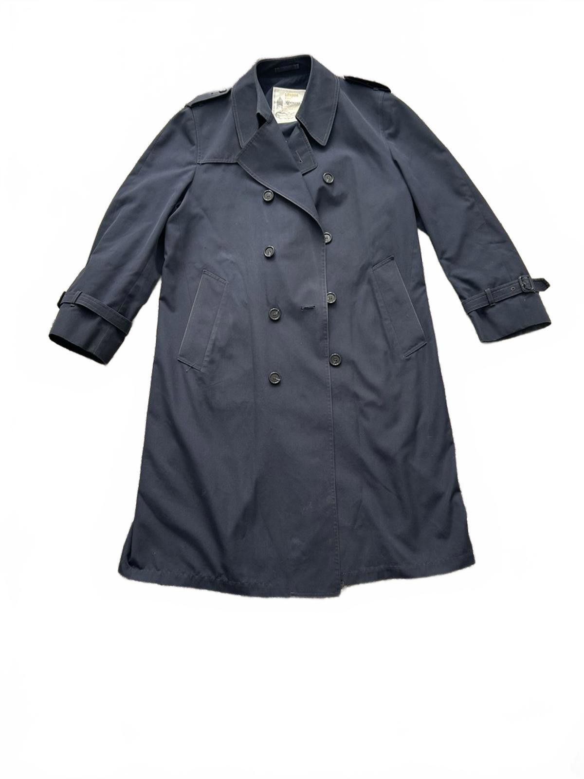 London Fog London Fog Men's Navy Blue Trench Coat Size 42R Size US L / EU 52-54 / 3 - 1 Thumbnail