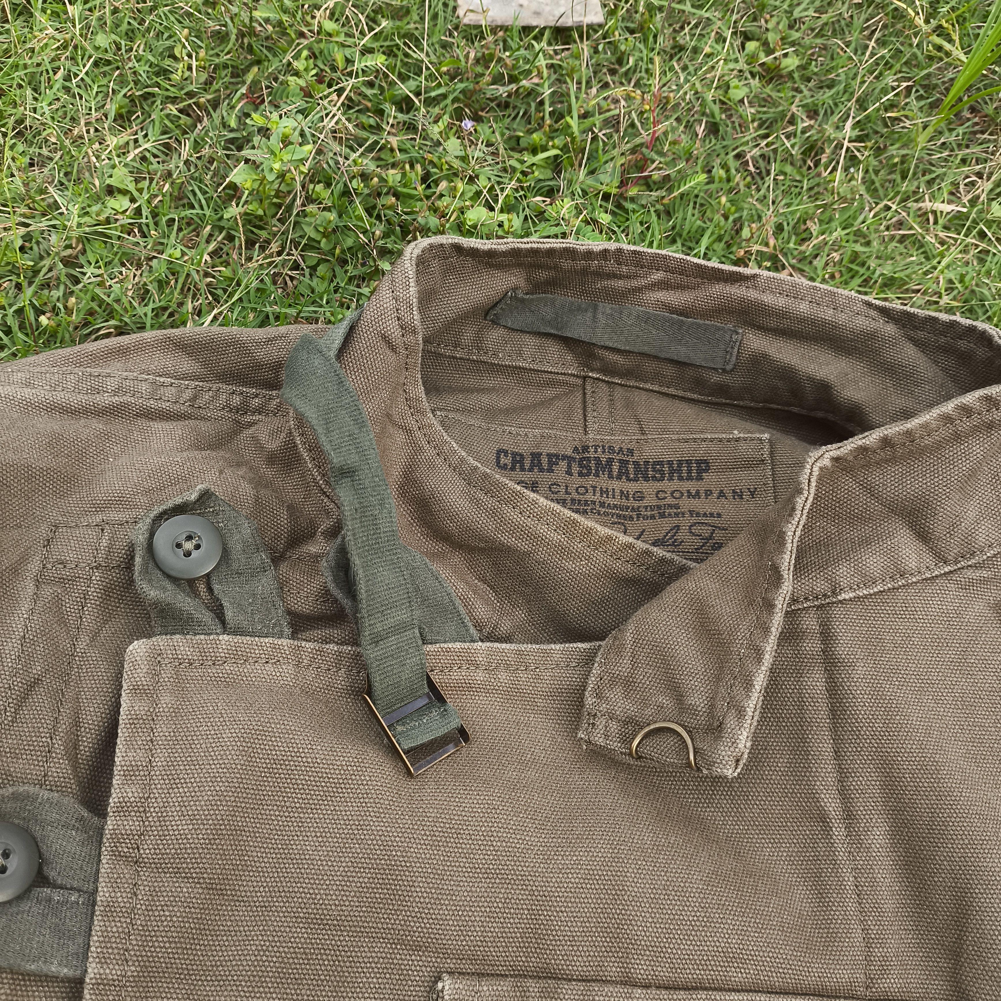 Vintage Vtg Artisan Craftsmanship Utility Tactical Military Jacket Size US L / EU 52-54 / 3 - 8 Thumbnail