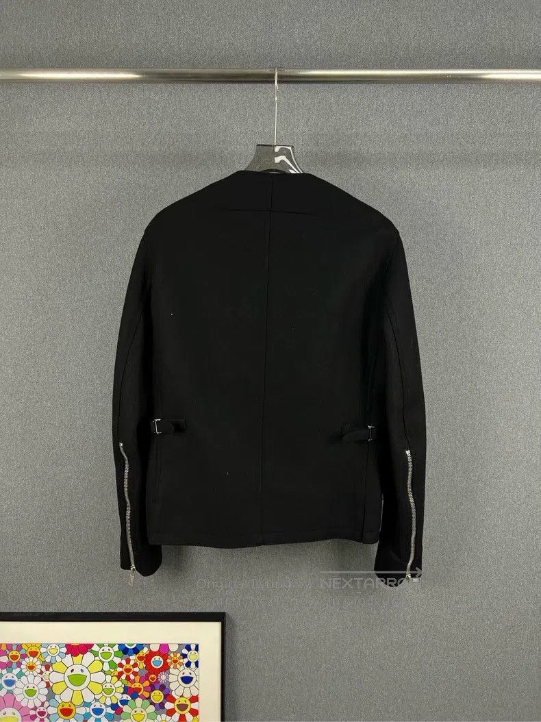 Givenchy Givenchy Studded Pocket Wool Blazer Jacket Size US M / EU 48-50 / 2 - 2 Thumbnail