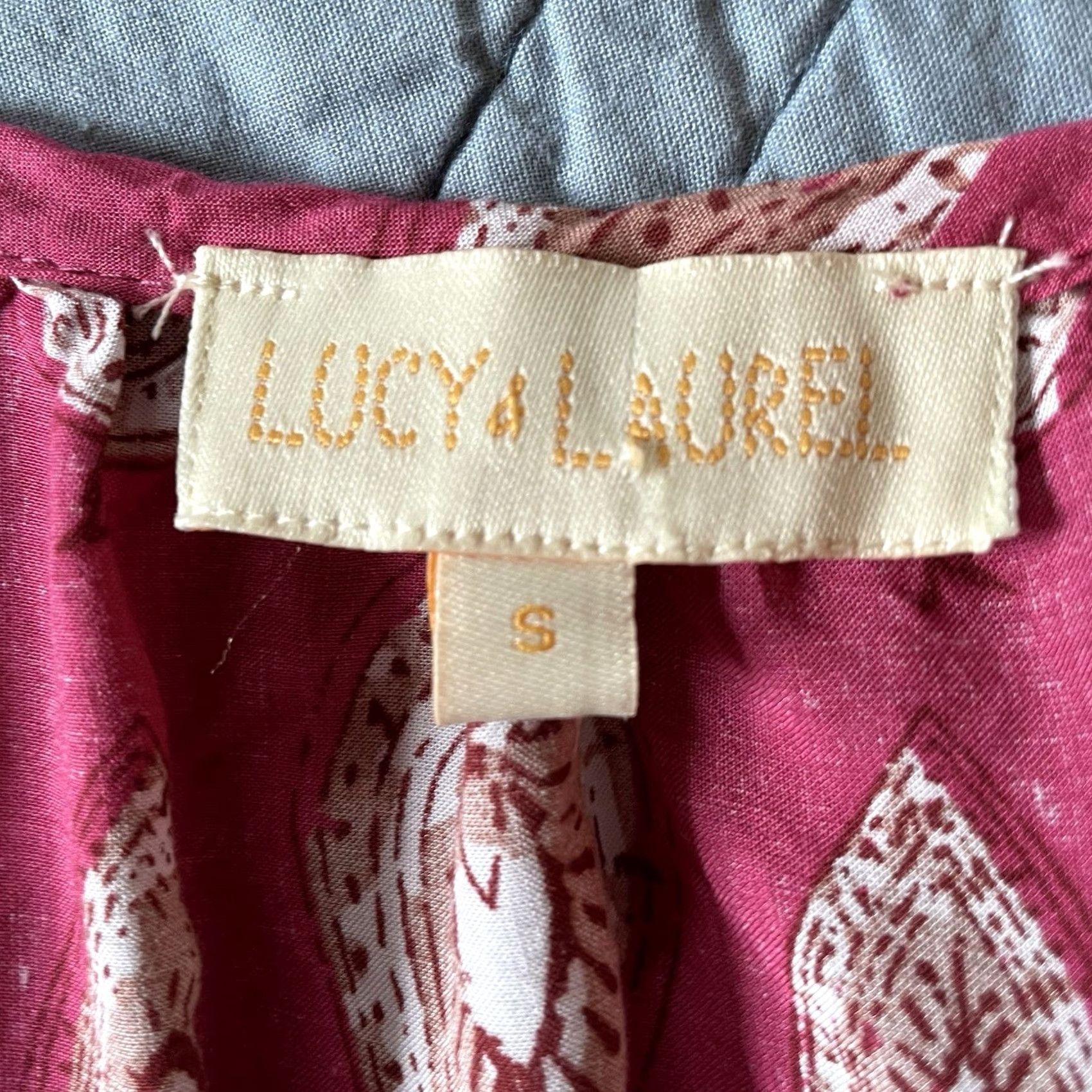 Vintage Lucy and Laurel Tunic Blouse Womens Sz S Pink Boho 3/4 Puff Sleeve Paisley Knit Casual Bohemian Shirt Womens Size S / US 4 / IT 40 - 5 Thumbnail