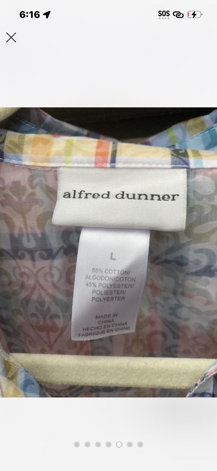 Alfred Dunhill Alfred Dunner Rainbow Plaid Shirt Size L / US 10 / IT 46 - 5 Thumbnail