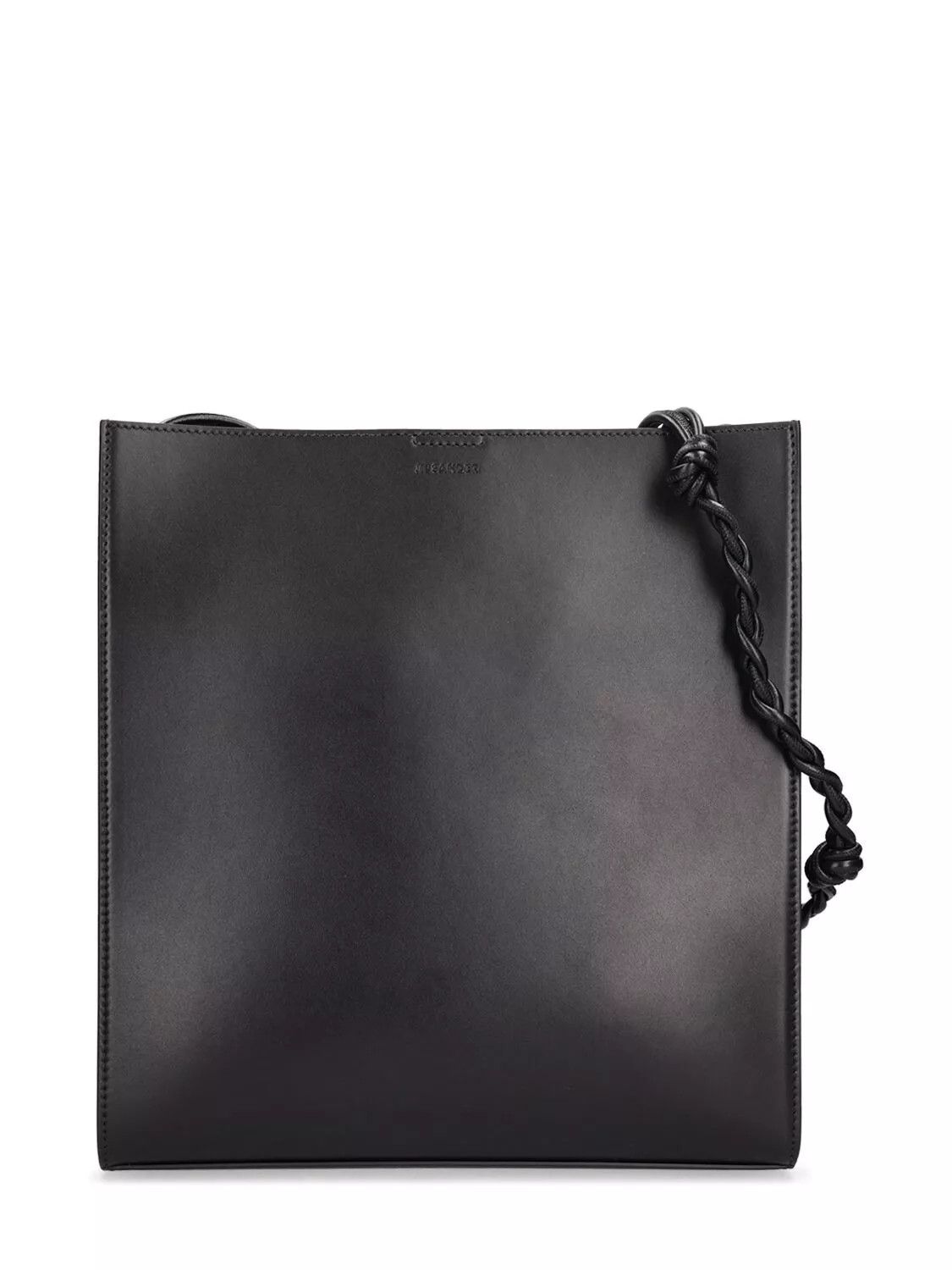 Jil Sander JIL SANDER Tangle Medium Black Leather Shoulder Bag New Size ONE SIZE - 1 Thumbnail