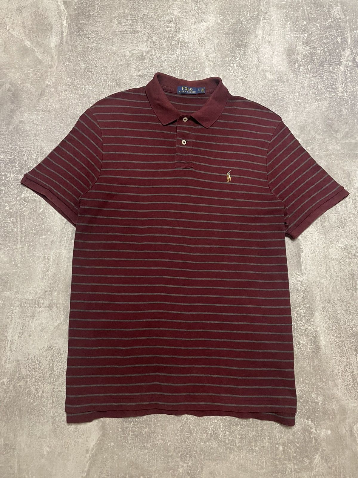 Polo Ralph Lauren Vintage Polo Ralph Lauren Striped Polo Shirt Y2K Size L Size US L / EU 52-54 / 3 - 1 Thumbnail