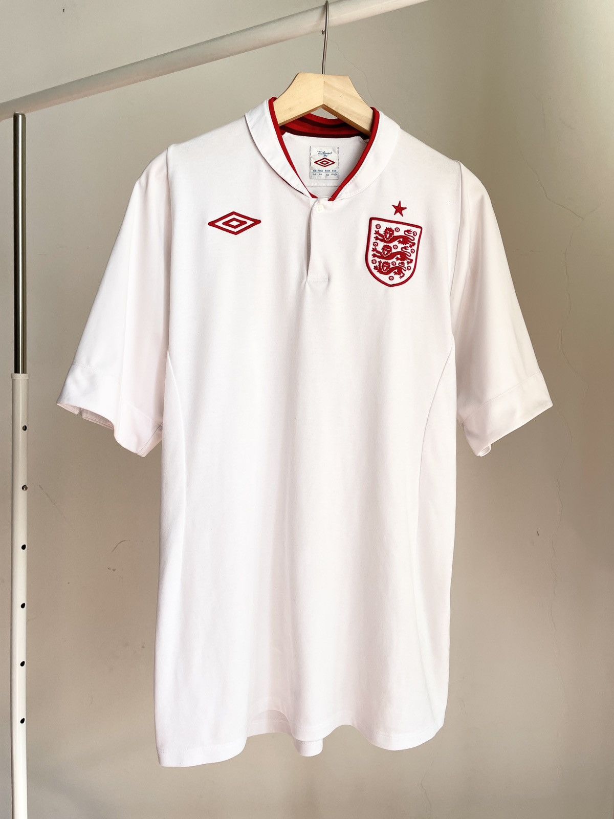 Umbro VINTAGE 🐦‍🔥 Umbro x England Football Team Polo jersey Tee Size US M / EU 48-50 / 2 - 2 Thumbnail