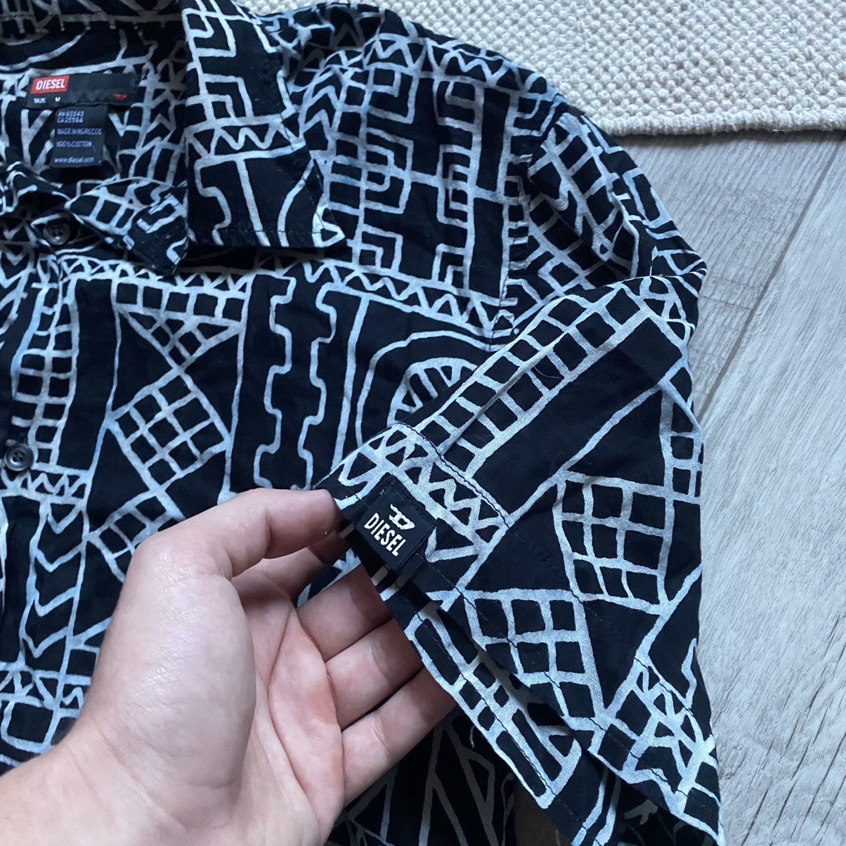 Diesel × Vintage VINTAGE DIESEL FULL PRINT LIGHT SHIRT Size US M / EU 48-50 / 2 - 3 Thumbnail