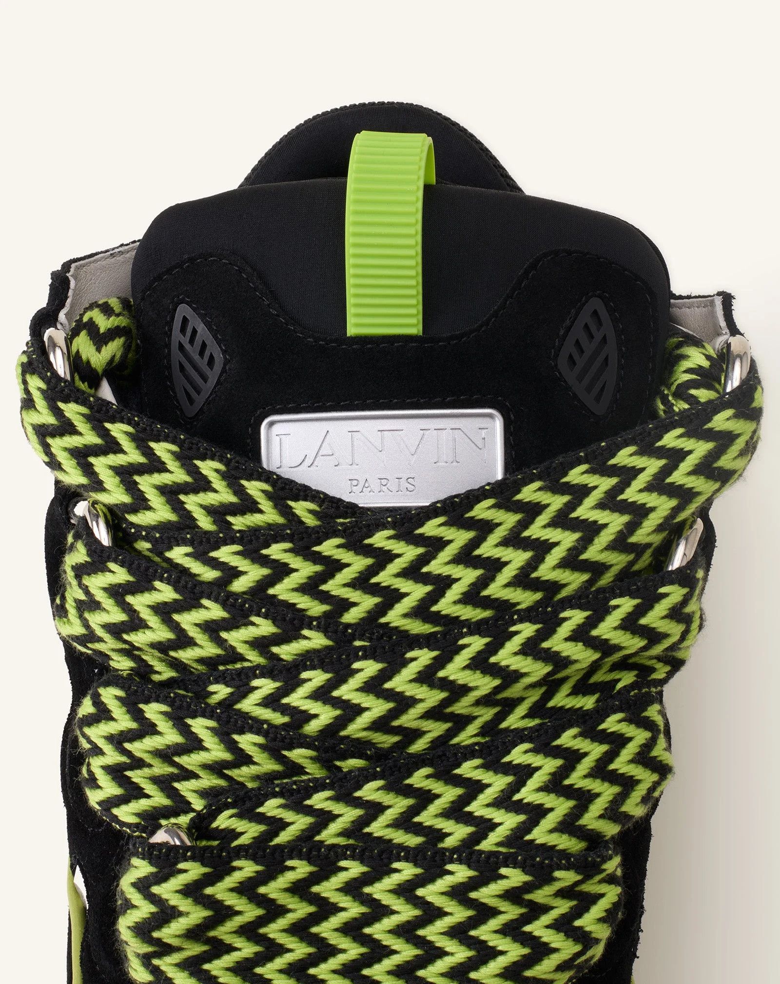 Lanvin os11x0526 Curb Leather Sneakers in Black Size US 8 / IT 38 - 5 Thumbnail