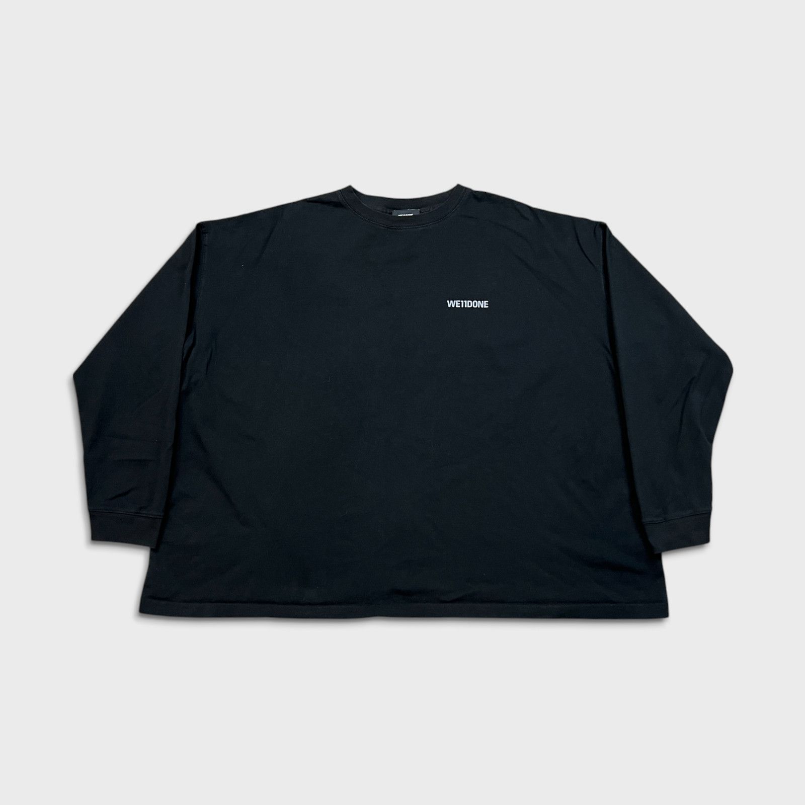 WE11DONE SS20 We11done Long Sleeve Shirt Oversized Graphic Tee Size US S / EU 44-46 / 1 - 1 Thumbnail
