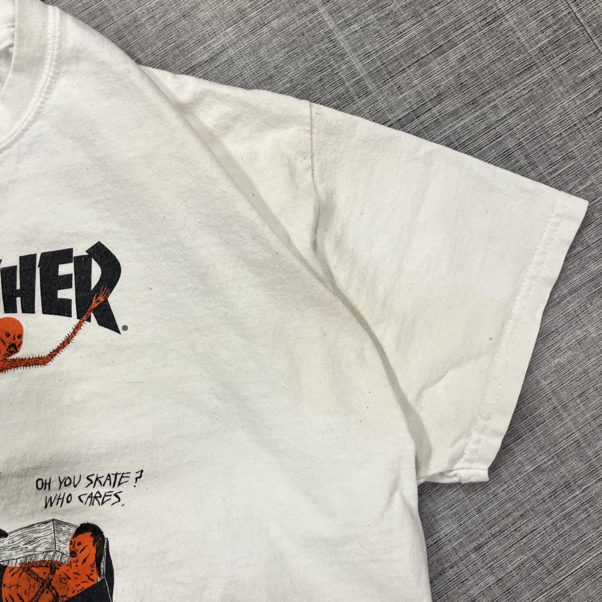 JNCO × Thrasher × Vintage VTG Thrasher Neck Face Skateboarding Tee Size US L / EU 52-54 / 3 - 9 Thumbnail