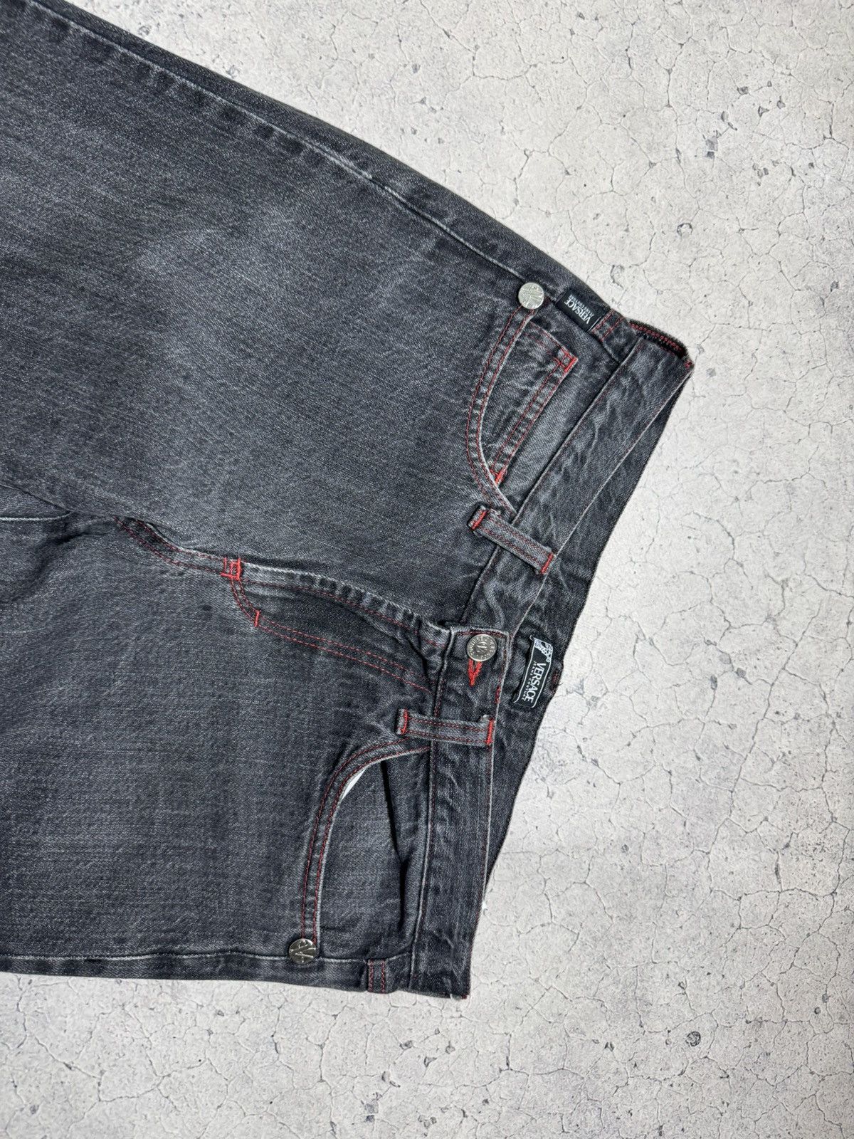 Versace Jeans Couture Versace Jeans Couture Grey Denim Jeans Size 30 Size US 30 / EU 46 - 4 Thumbnail