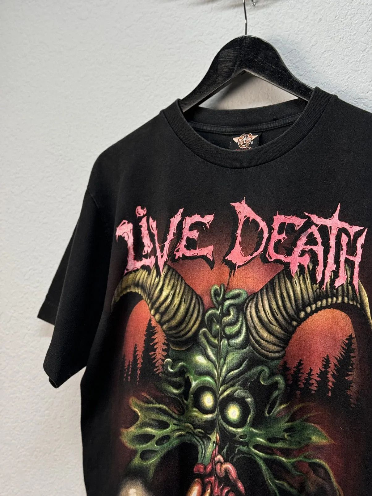 Band Tees Vintage Live Death Malevolent Recorded Live At The Milwaukee Size US L / EU 52-54 / 3 - 3 Thumbnail