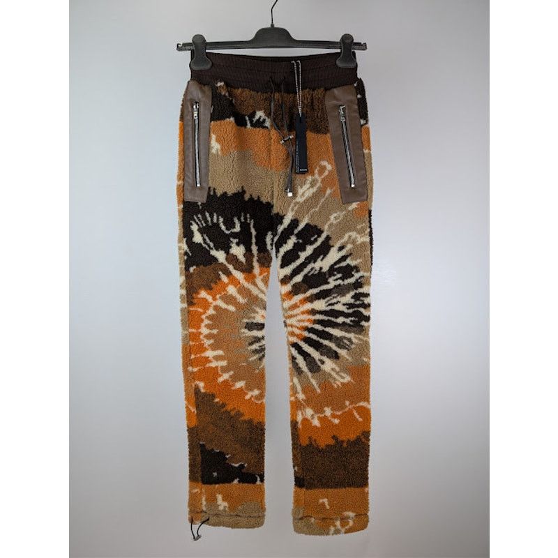 Amiri o1rshd1 Tie Dye Track Pant in Orange / Black Size US 30 / EU 46 - 10 Thumbnail