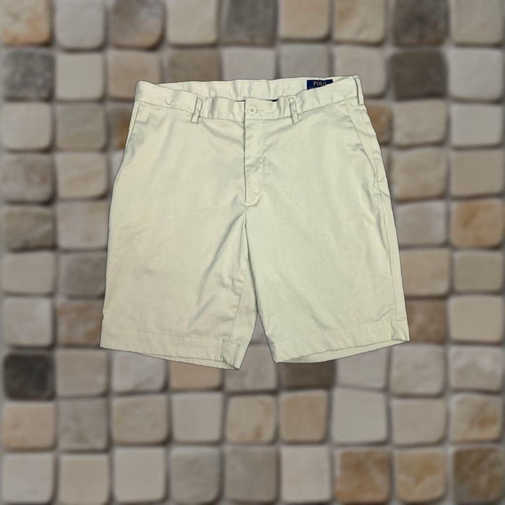 Polo Ralph Lauren Polo Ralph Lauren Shorts Men 34 Beige Classic Fit Stretch Chino Polo Ralph Lauren Stretch Classic Fit Shorts Men 34 Beige Chino Golf Performance Size US S / EU 44-46 / 1 - 1 Thumbnail