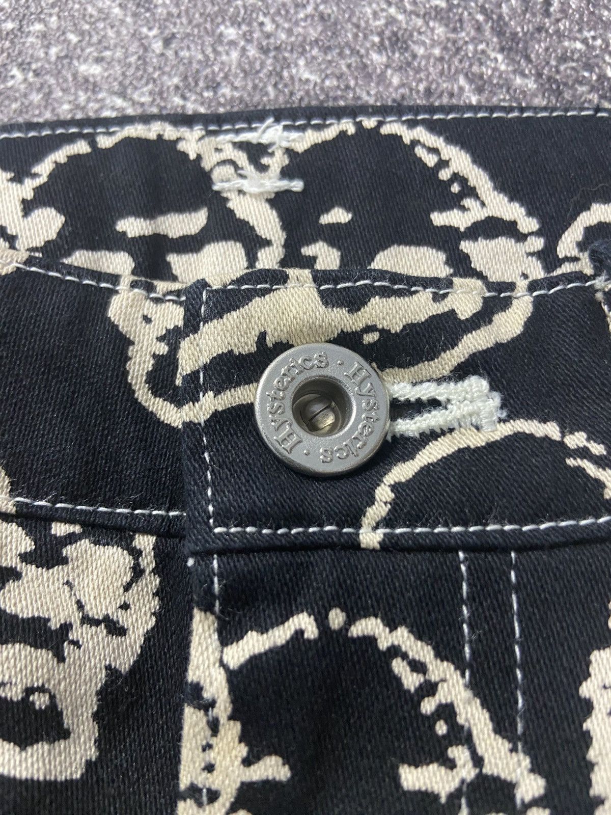 Hysteric Glamour × Japanese Brand Hysteric glamour skull pile pants Size US 28 / EU 44 - 4 Thumbnail