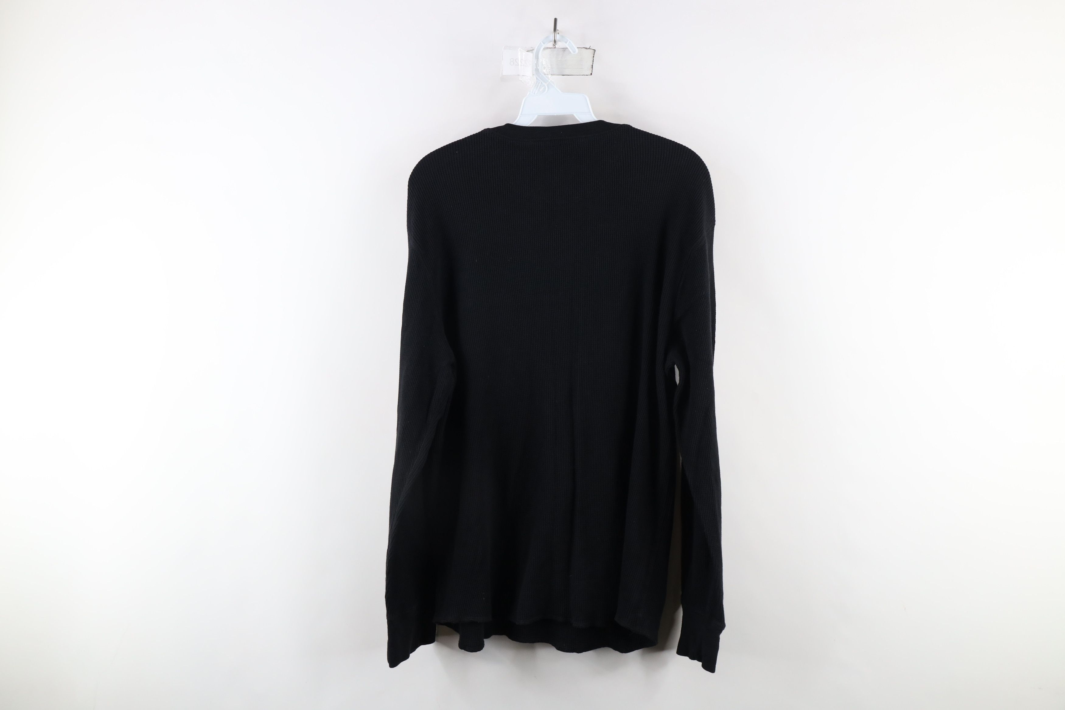 Gap × Vintage Vintage Gap Thermal Waffle Knit Long Sleeve T-Shirt Black Size US L / EU 52-54 / 3 - 5 Thumbnail