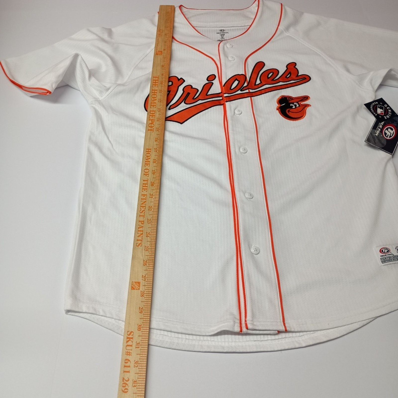 Other Baltimore Orioles White Men’s MLB Jersey Size L True Fan Size US L / EU 52-54 / 3 - 5 Thumbnail