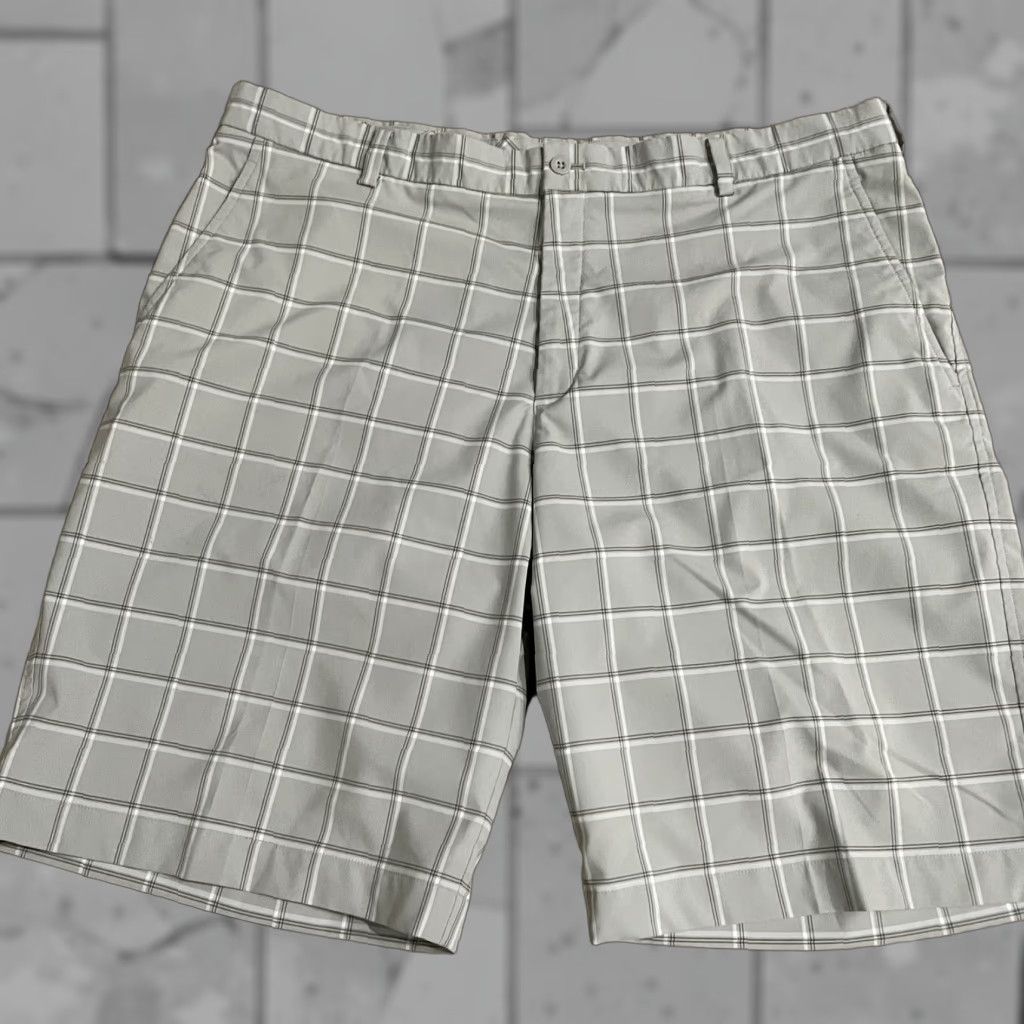 Nike NikeGolf gray plaid shorts Mens Size 40 Size US 40 / EU 56 - 1 Thumbnail