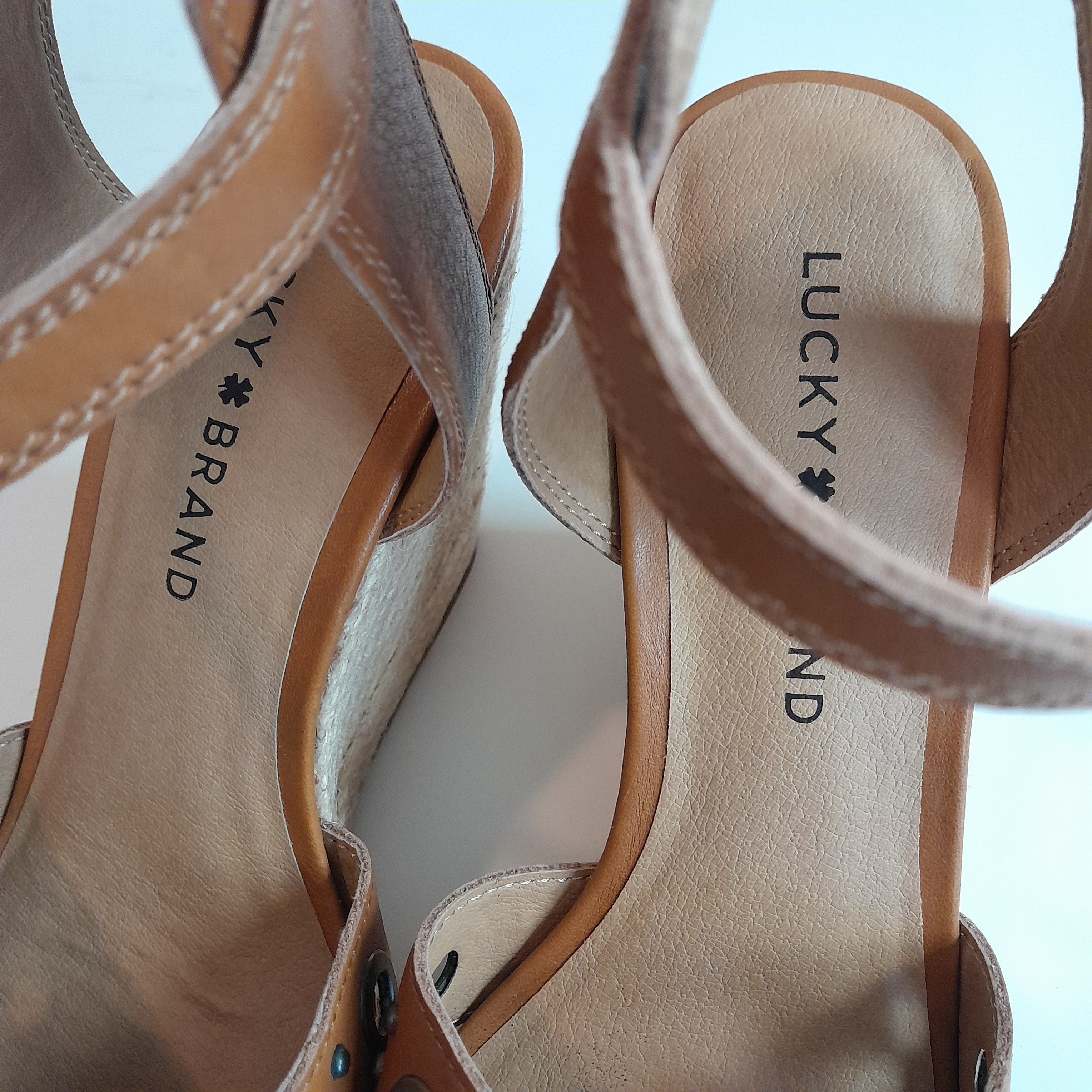 Lucky Brand Lucky Brand Women’s Tan Platform Shoes 7.5 M Size US 7.5 / IT 37.5 - 7 Thumbnail