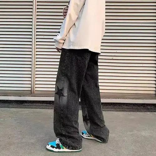 Other Vintage Wash Distressed Star Jeans Size US 32 / EU 48 - 3 Thumbnail